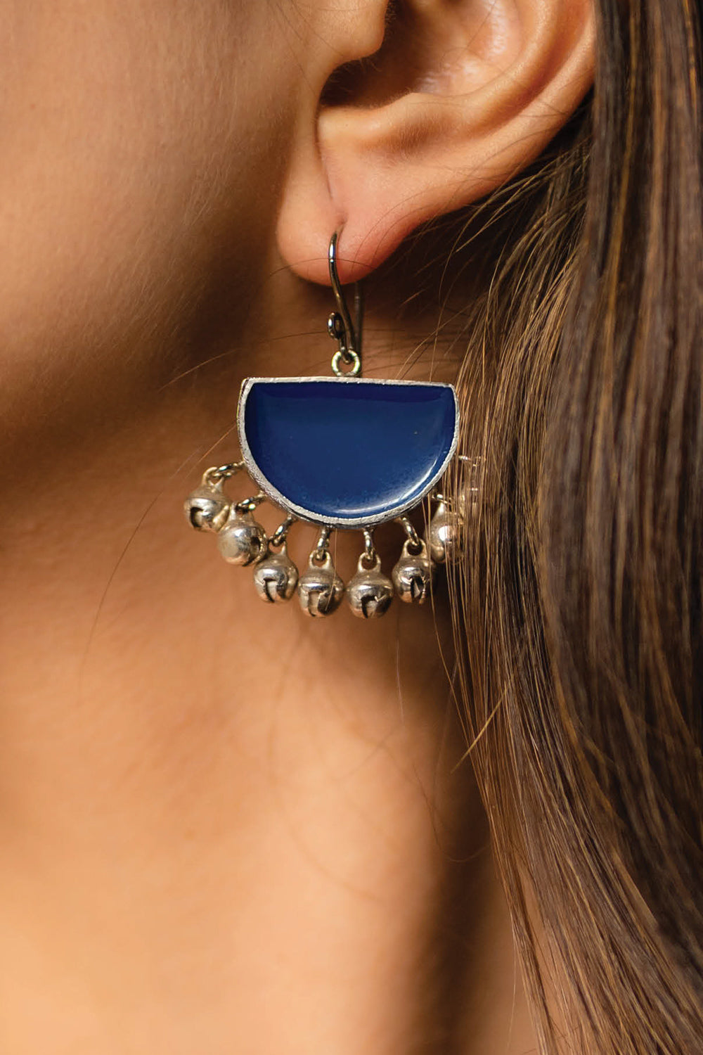 Amama,Half Moon Earrings