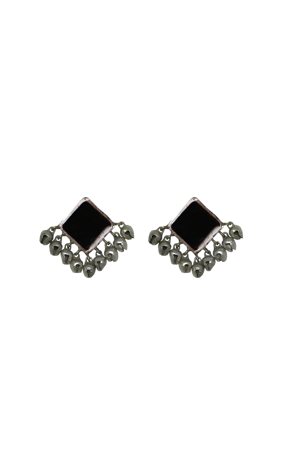 Square Ghungroo Studs