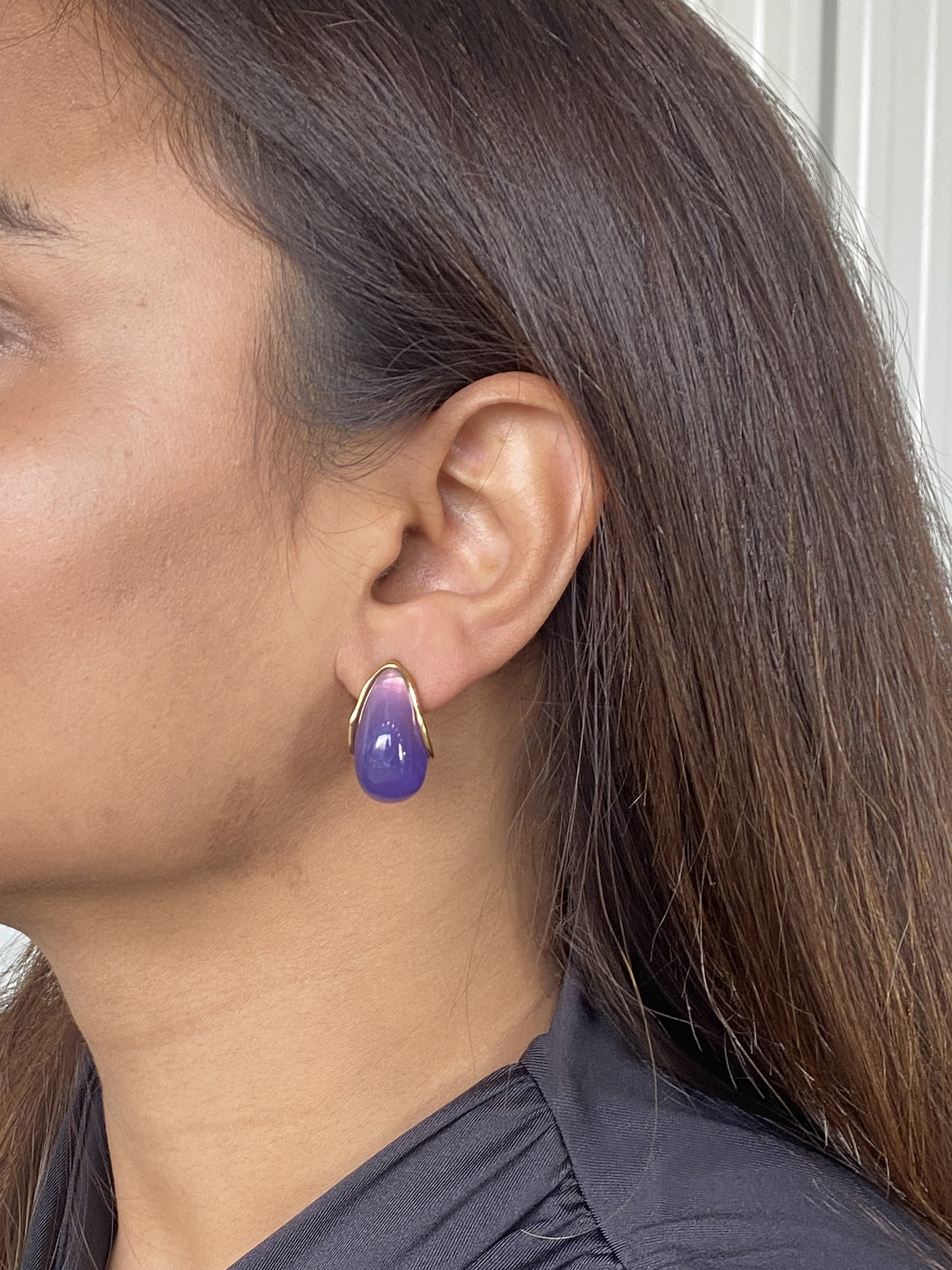 Amama,Bashira Earrings In Blue