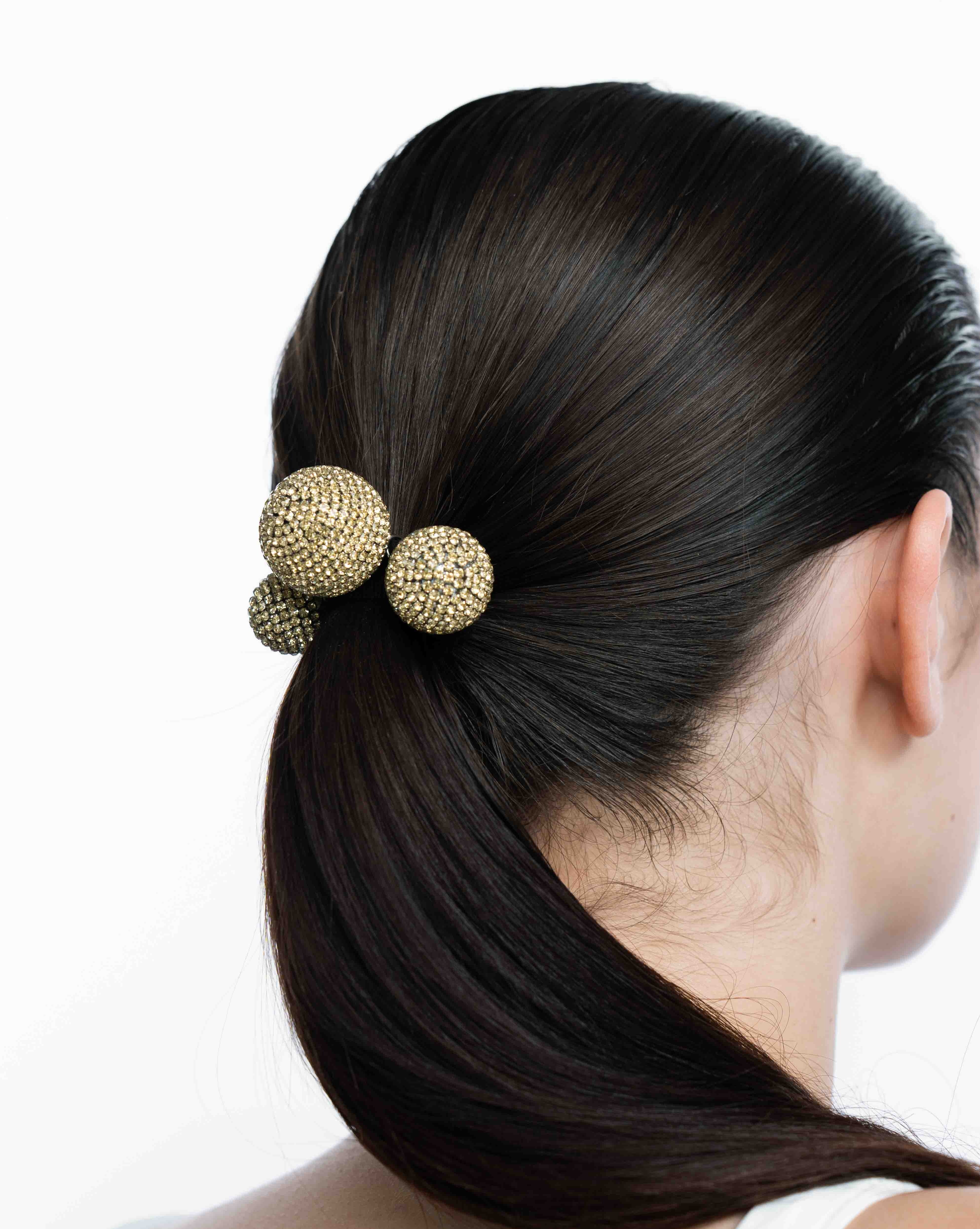 Aurora Scrunchie In Light Gold