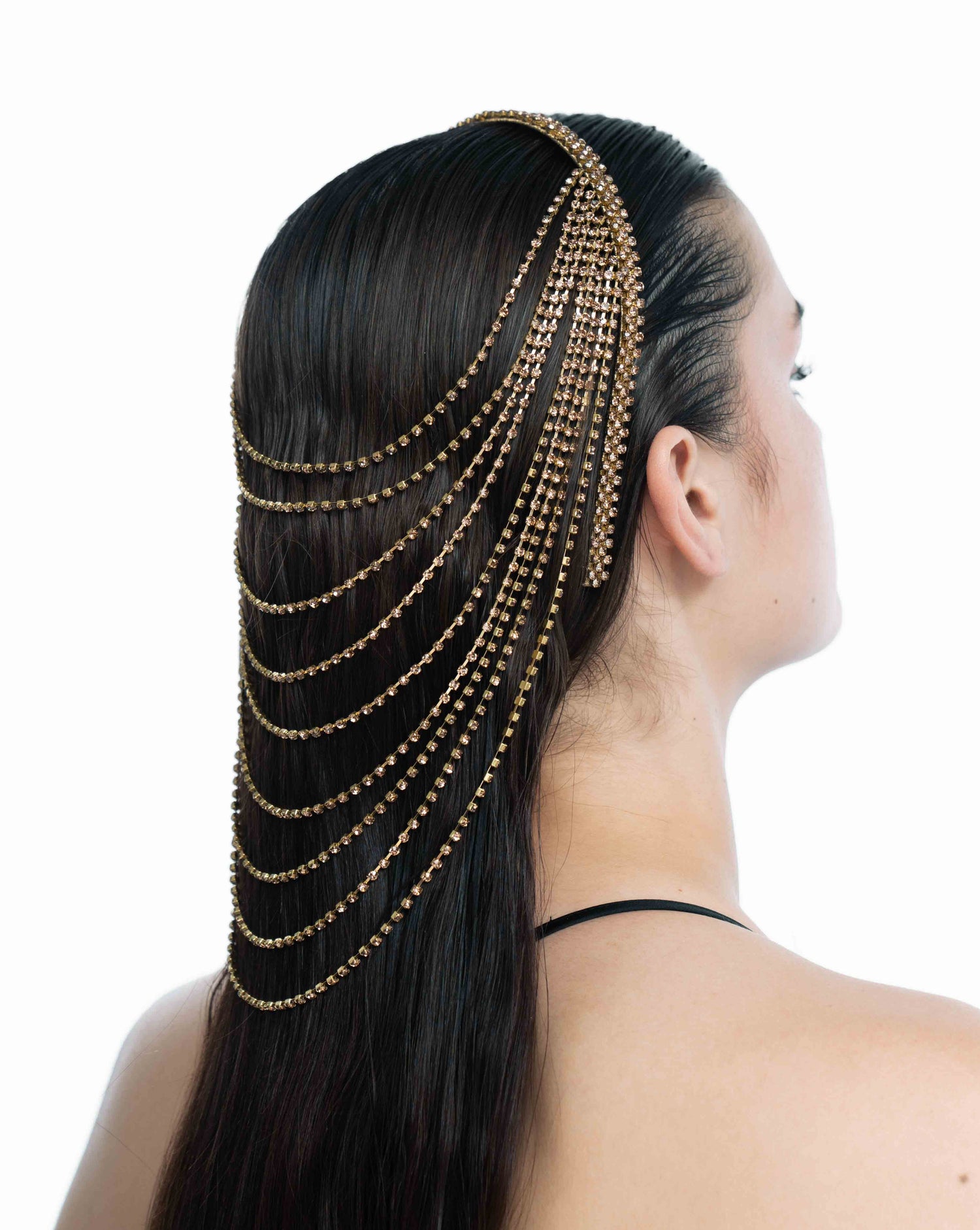 Infinity Fall Headwrap In Champagne Gold