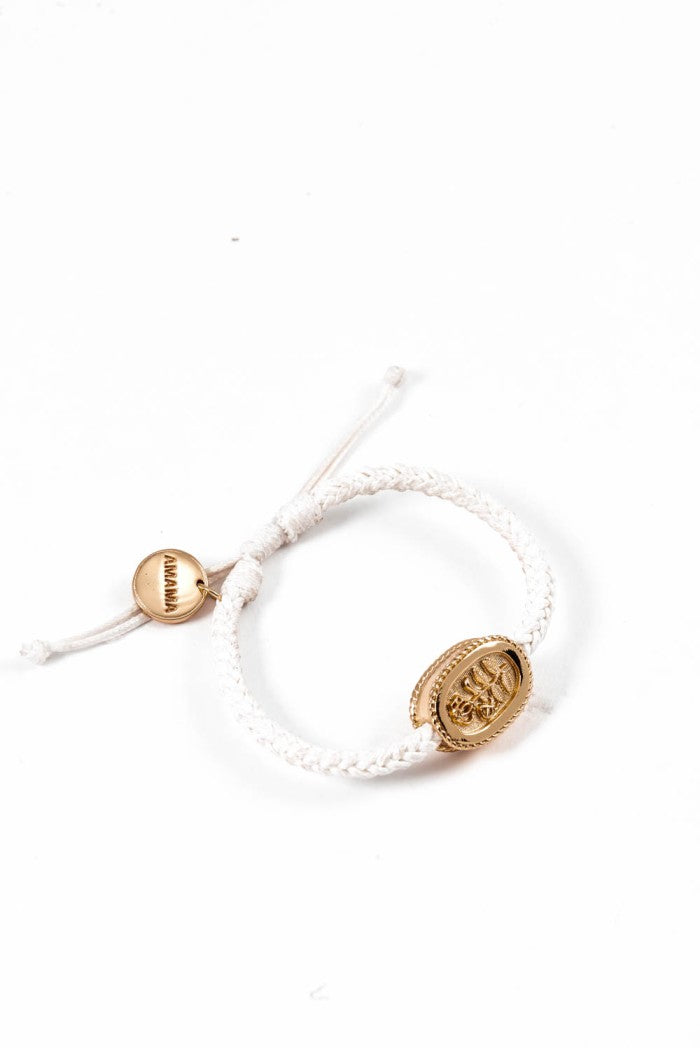 Amama,SubRosa Amulet Bracelet in Ivory White