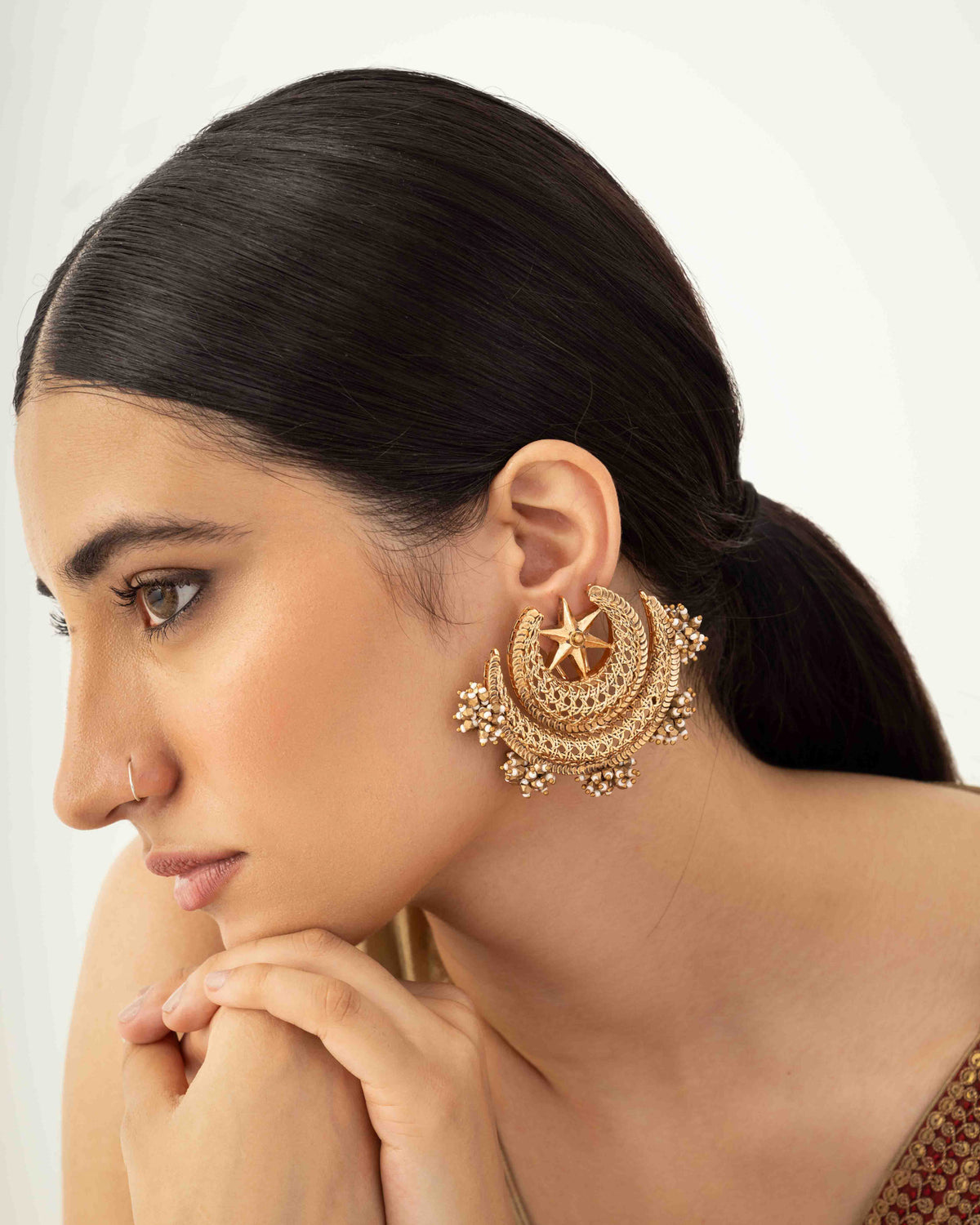 Chand Raag studs