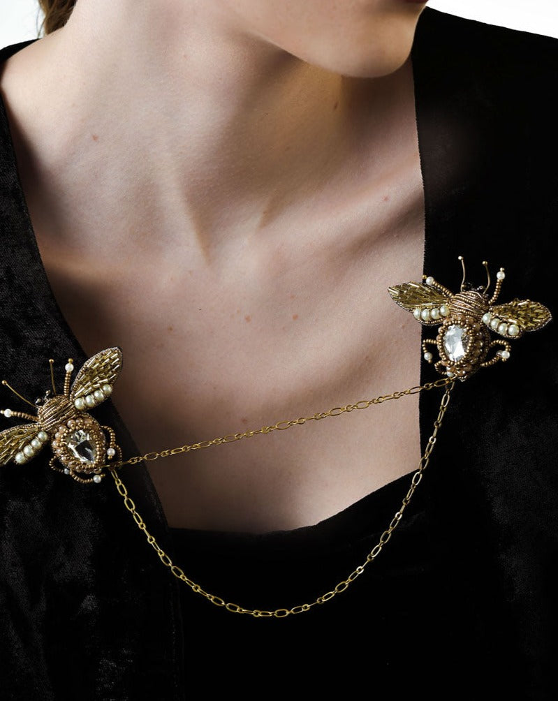 Volare Insetto Link Brooch