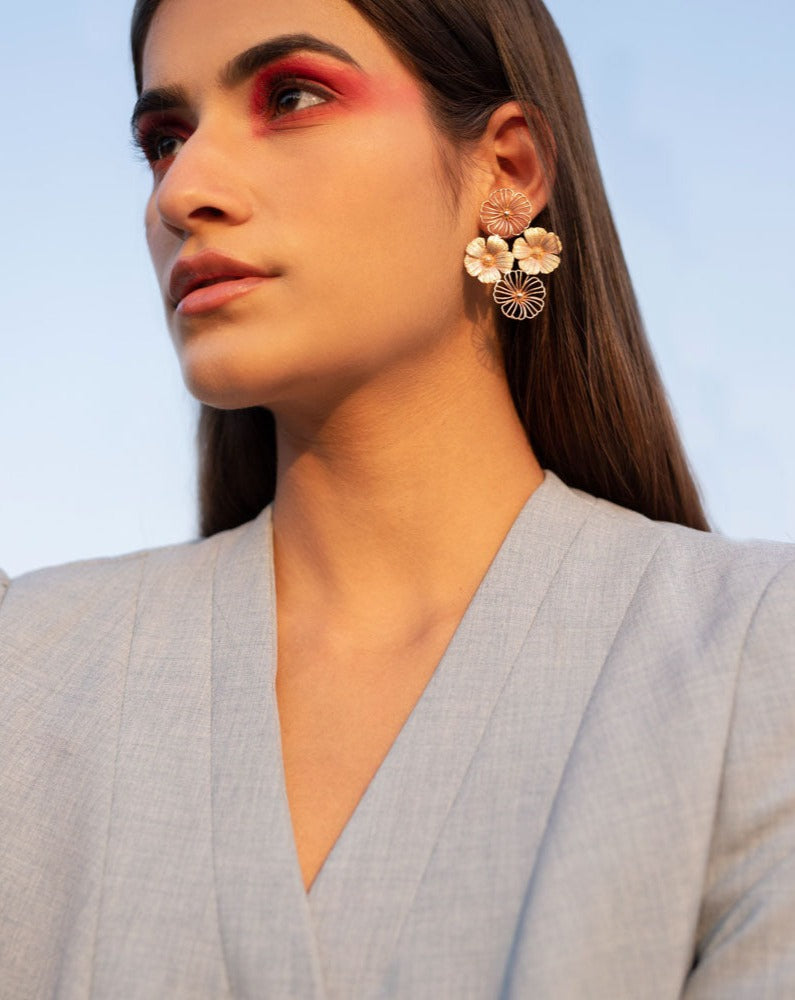 Four Flower Stud