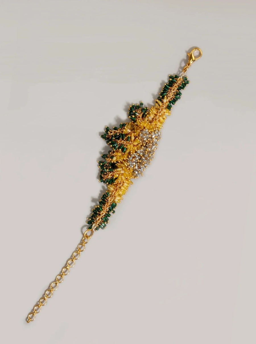 Plumeria Designer Handmade Bracelet