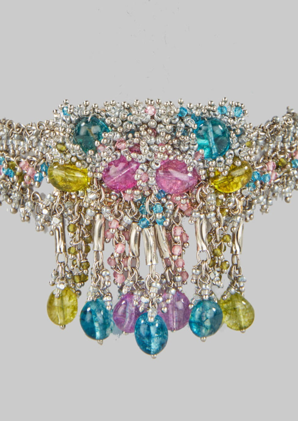 Amama,Ephya Coloured Bead and Stone Bracelet