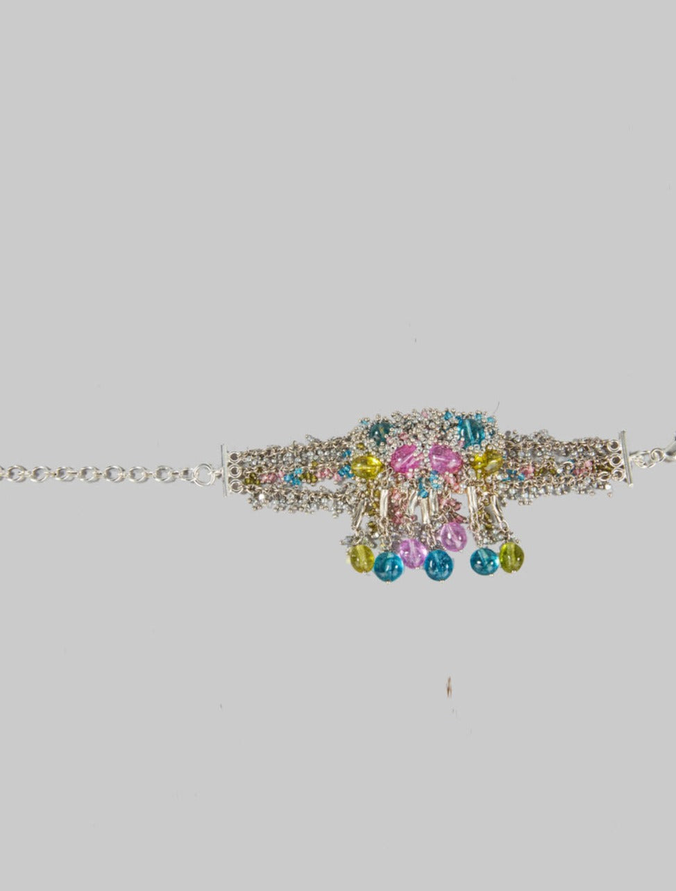 Amama,Ephya Coloured Bead and Stone Bracelet