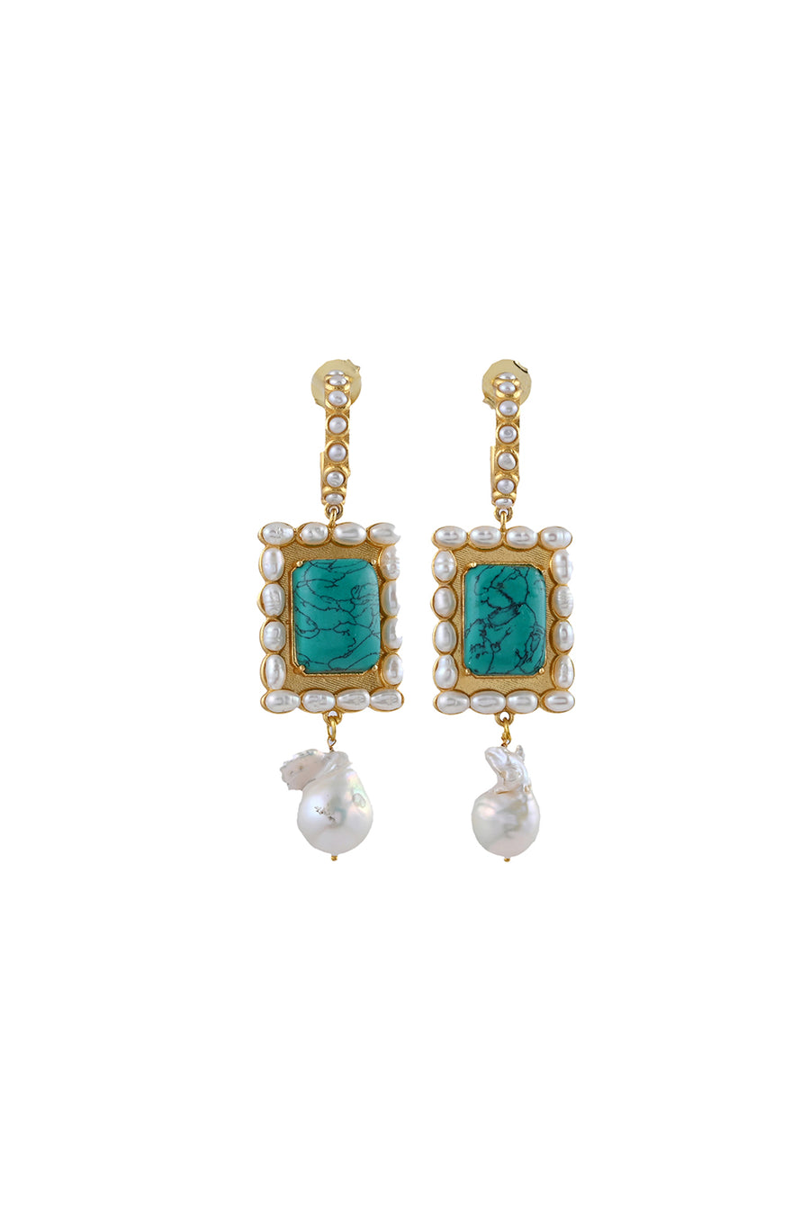 Diana Earrings - Turquoise