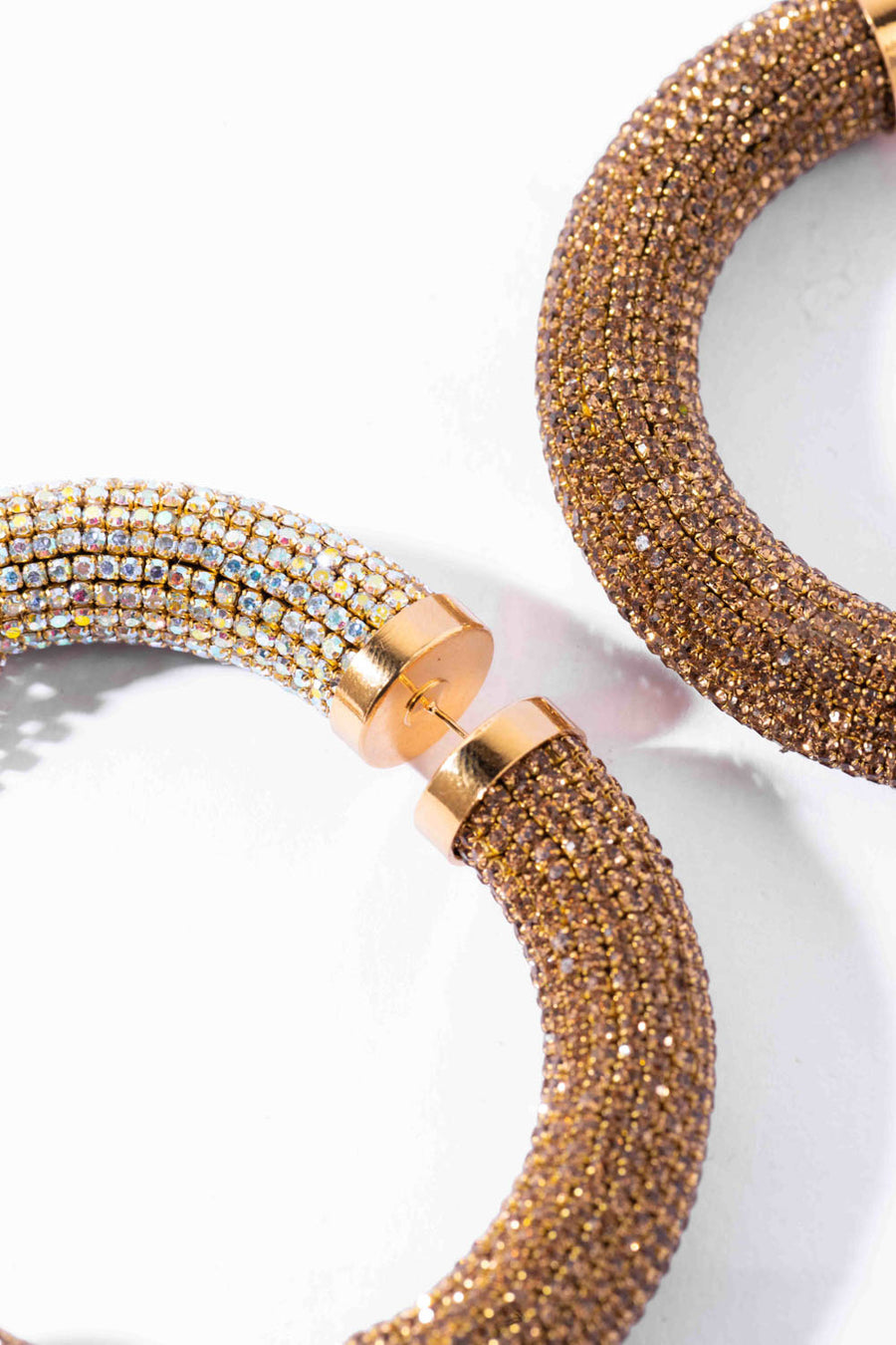 Cosmic Hoops in Champagne Ombre Amama
