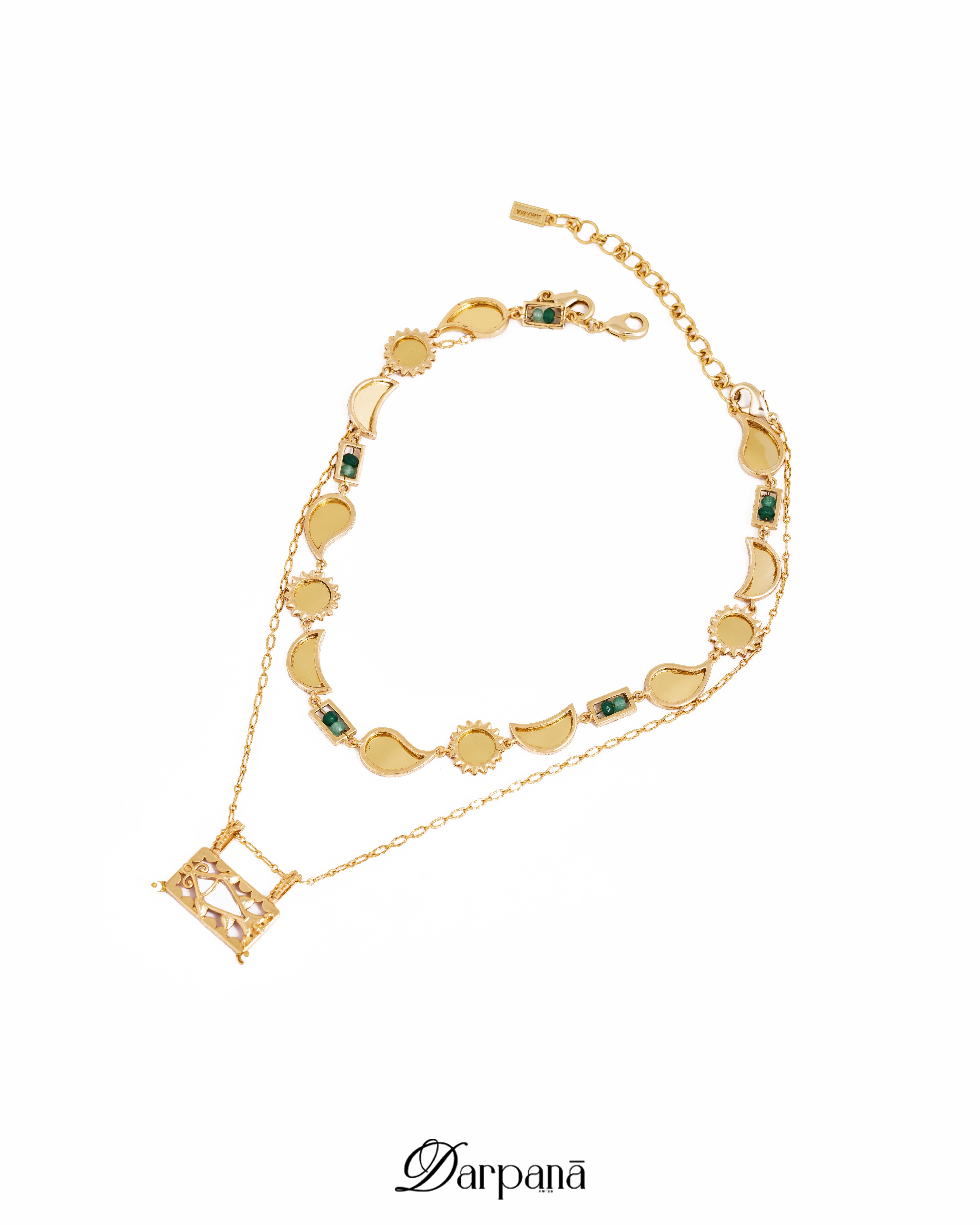 Sheeshmahal Layered Pendant