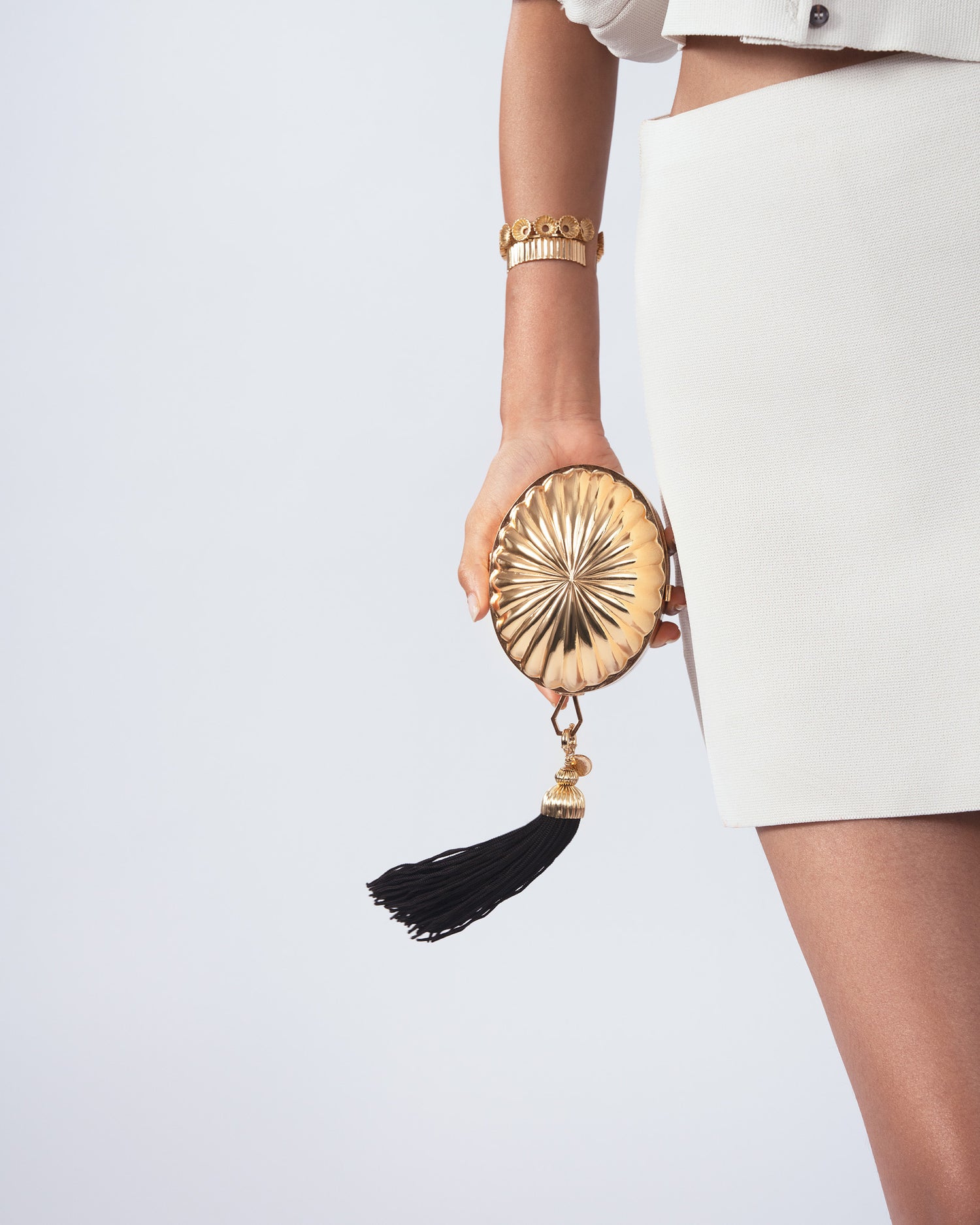 Auryn Tassel Clutch