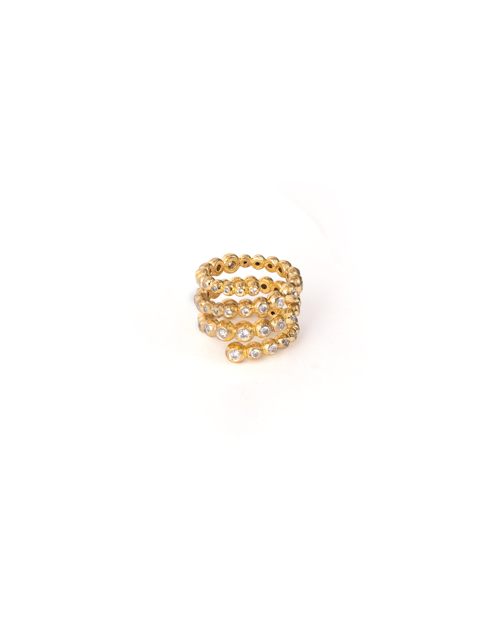 Molecule Spiral Ring