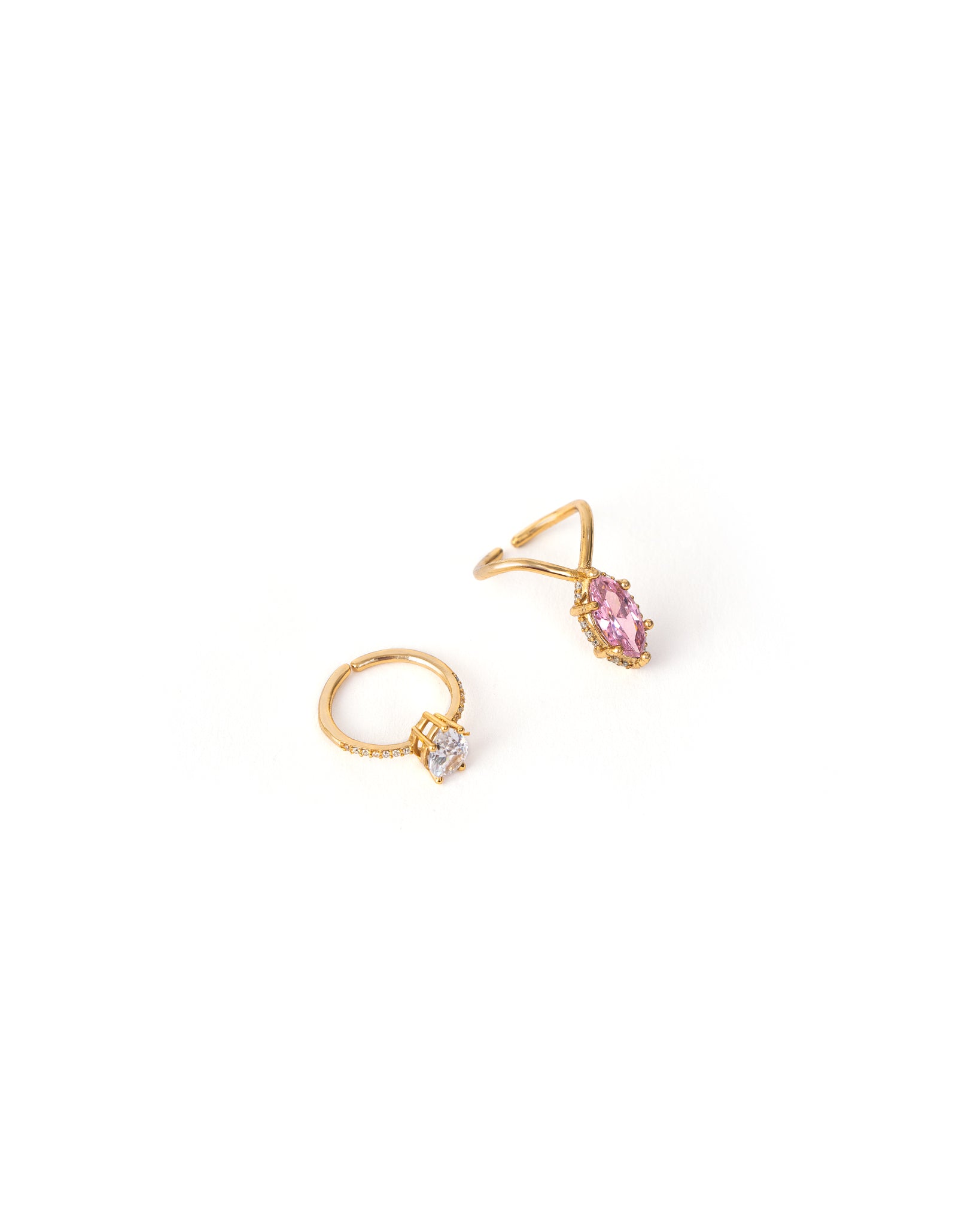 Cloud Burst Rings (Set of 2)