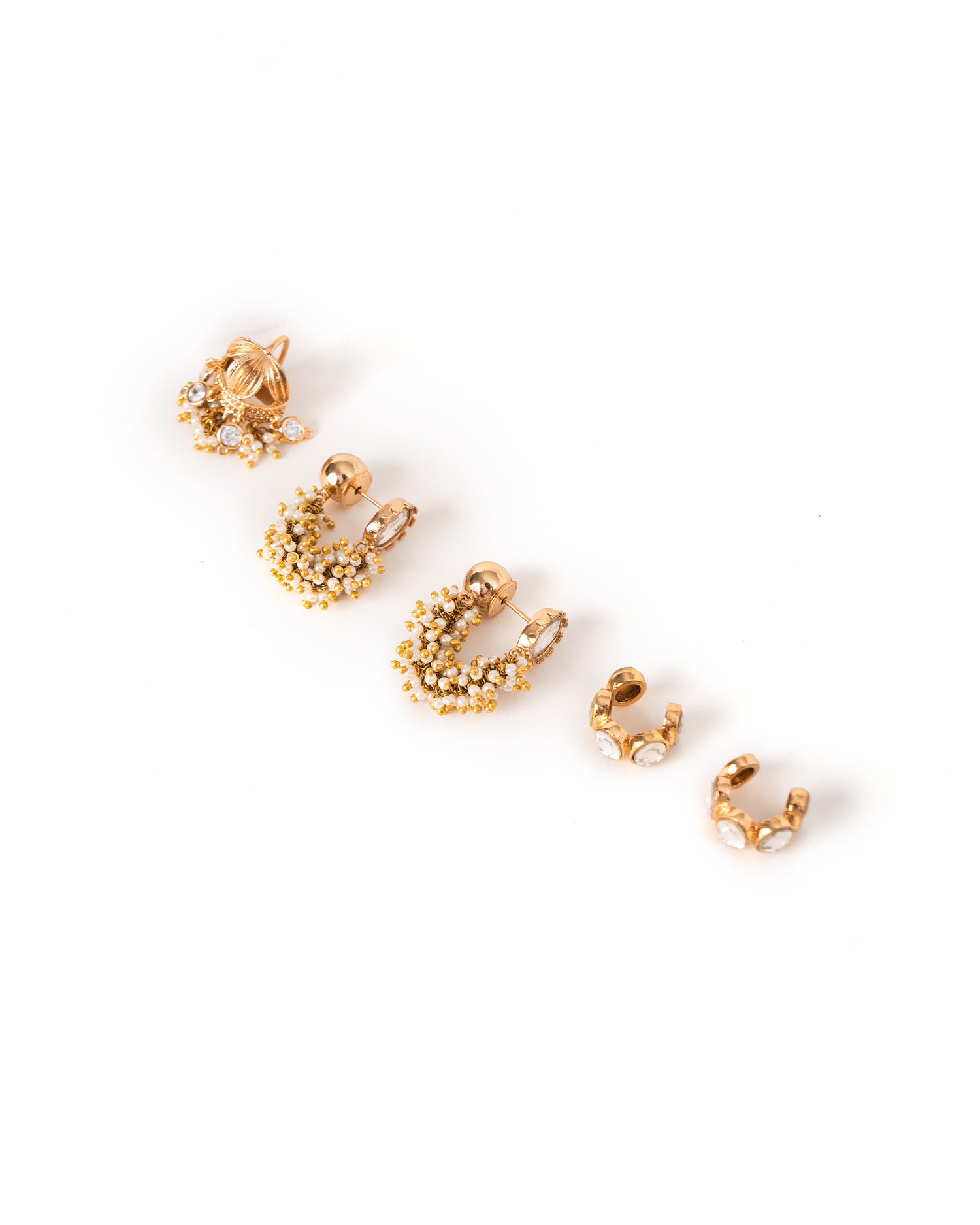 Mogra Bageecha Ear Stack (set of 5)