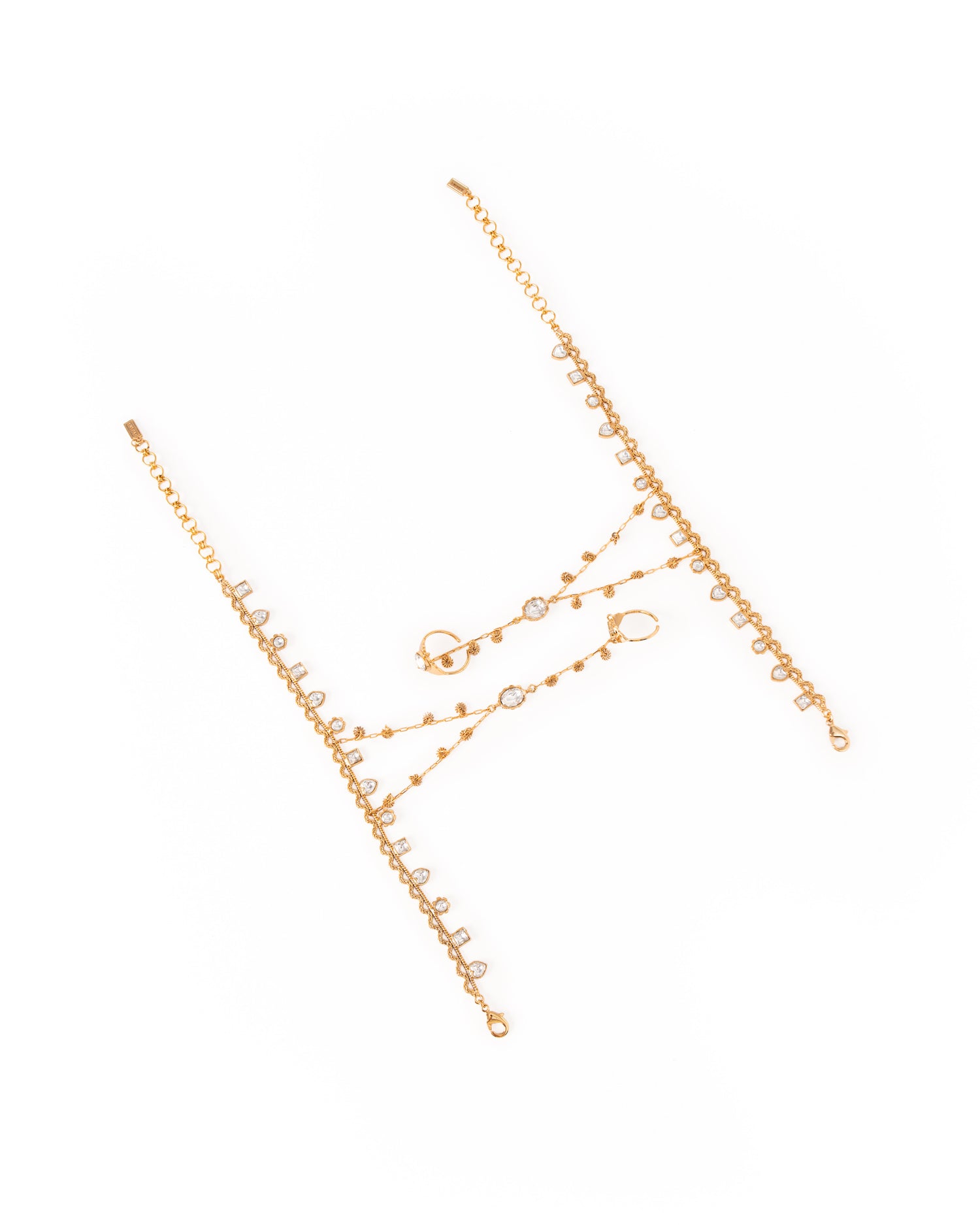 Polki Dilbar Anklets (Set of 2)