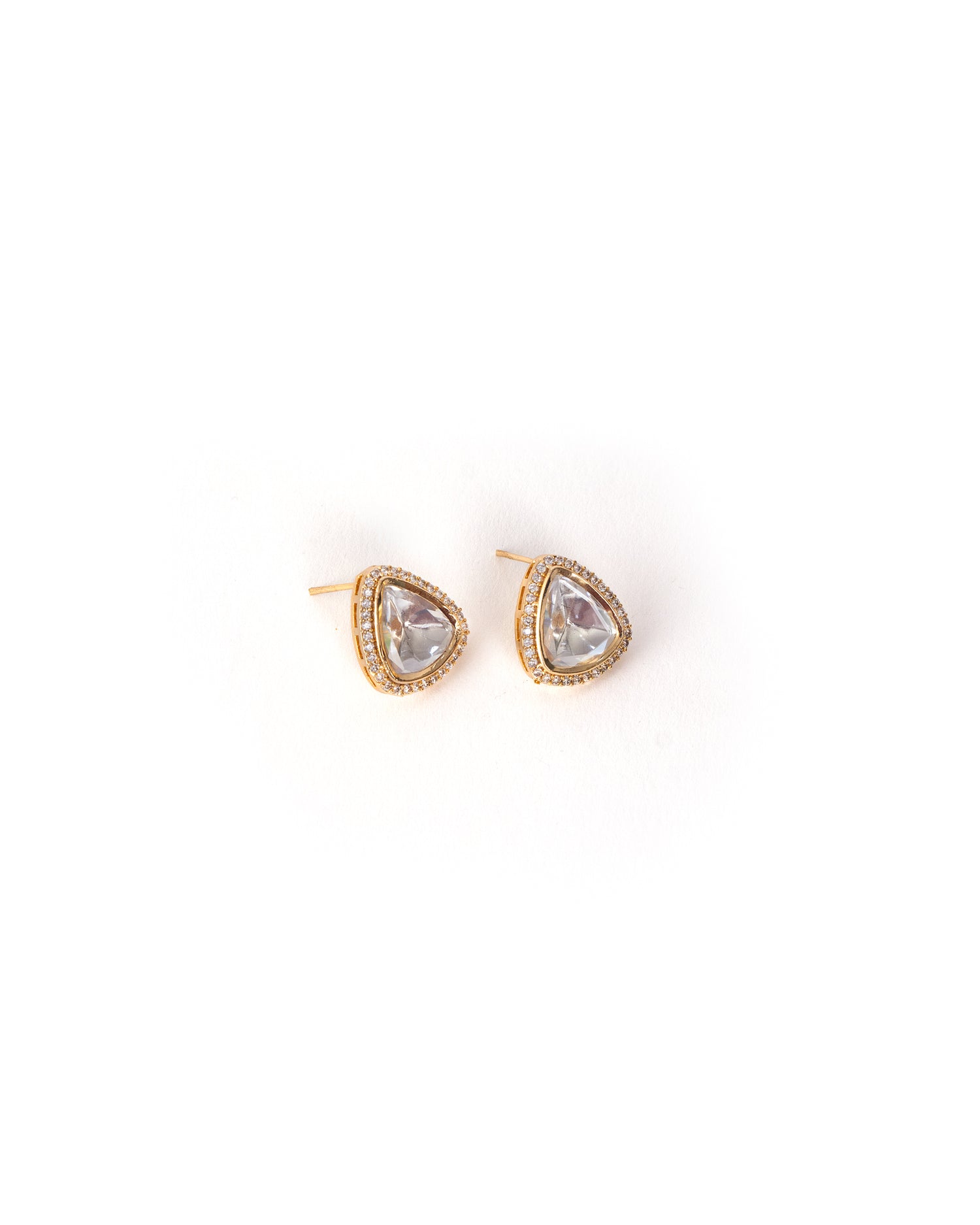 Savi Gold Kundan Studs