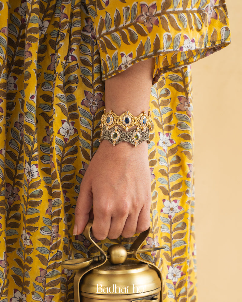 Aztec Sapphire Bracelet