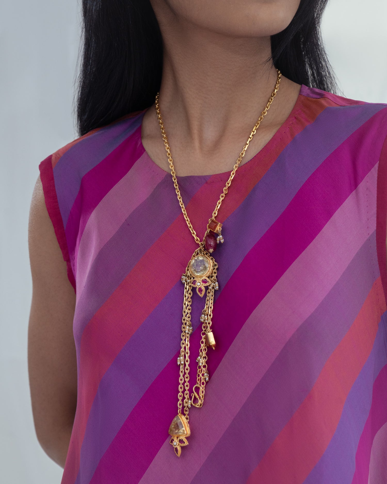 Gemstone Charms Necklace