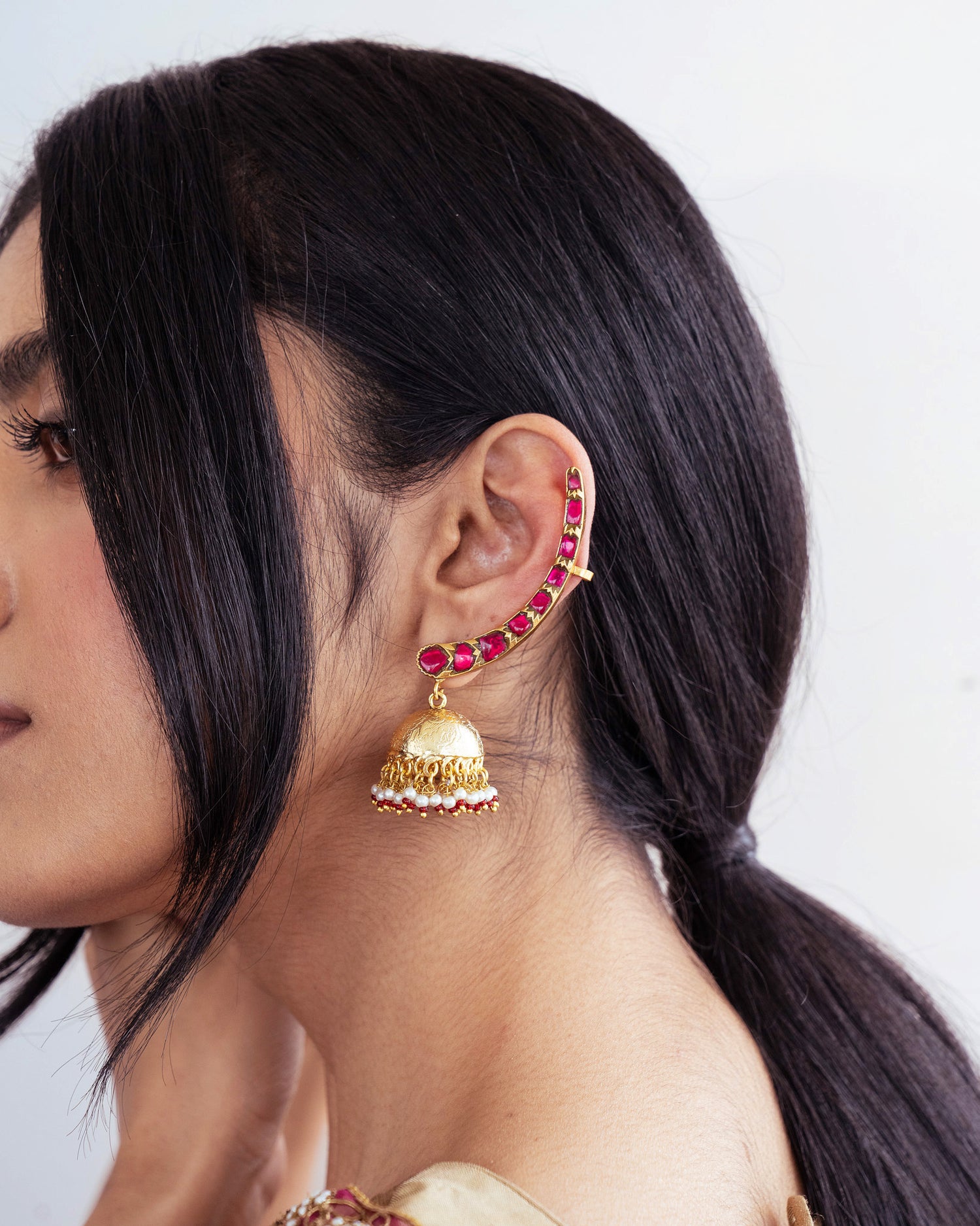 Vida Ruby Red Earrings