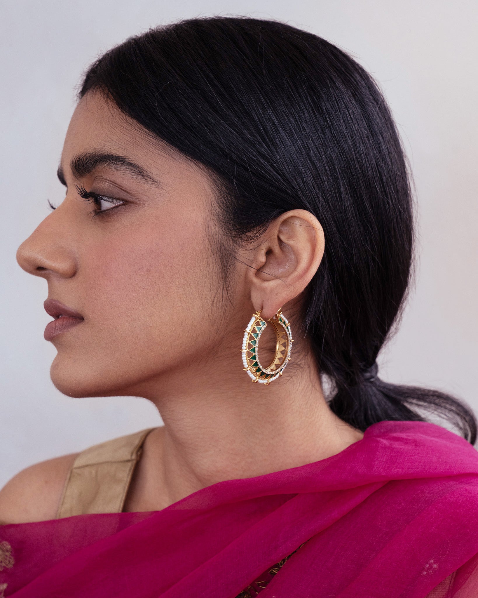 Emerald Meena Hoops