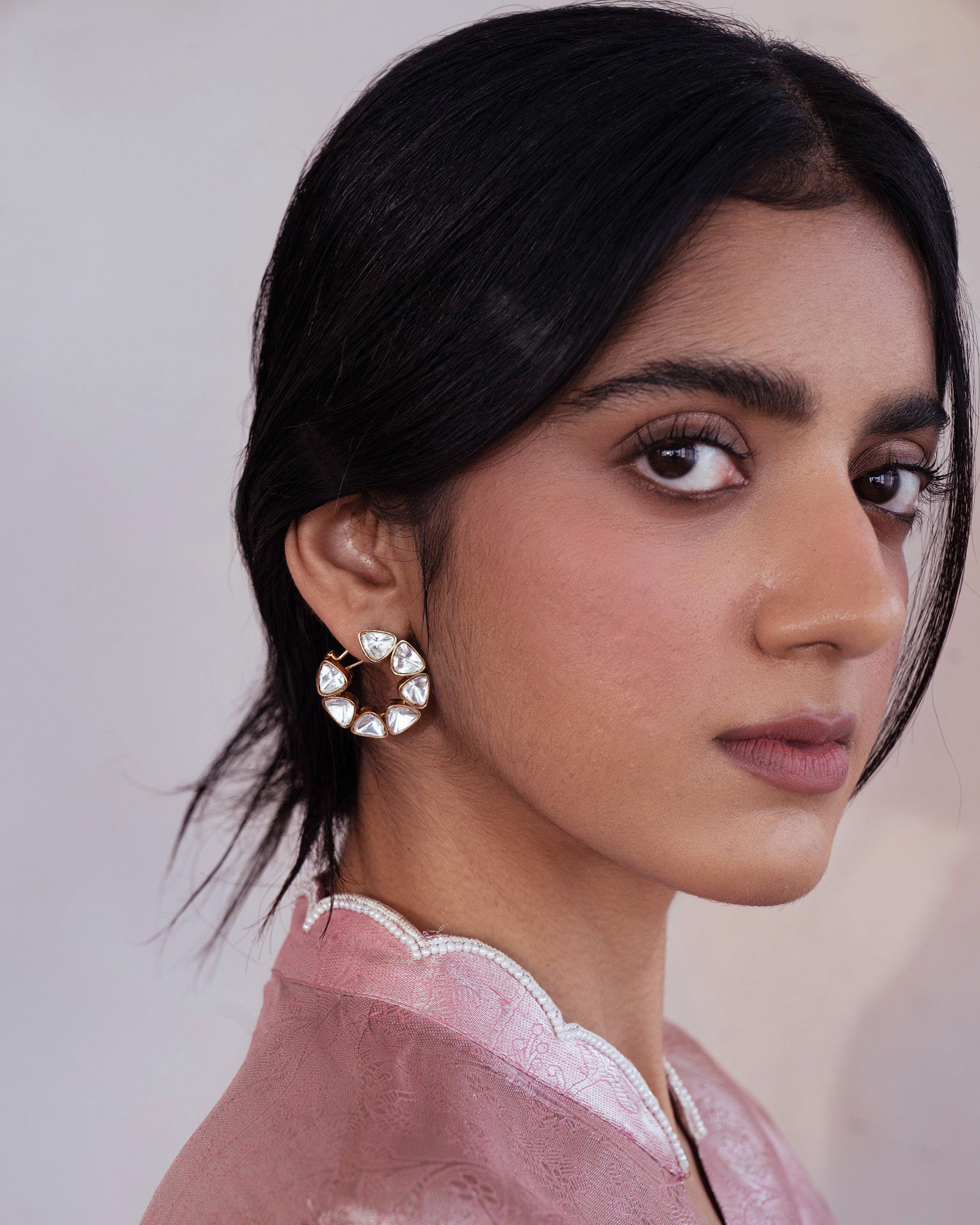 Nora Gold Kundan Earrings