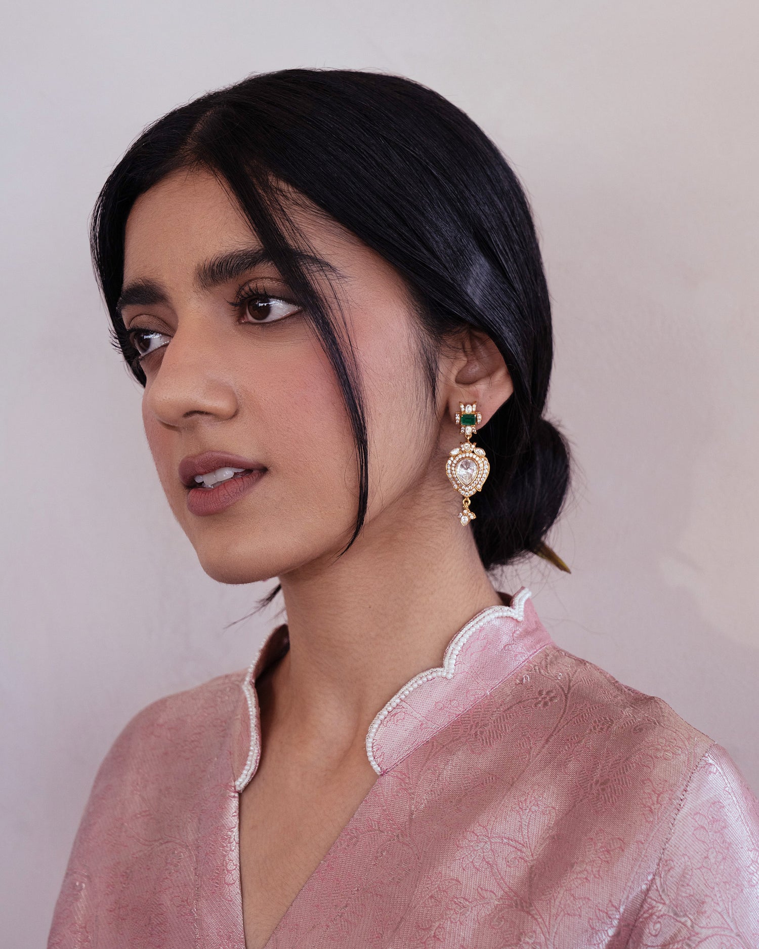 Royal Gold Kundan Earrings