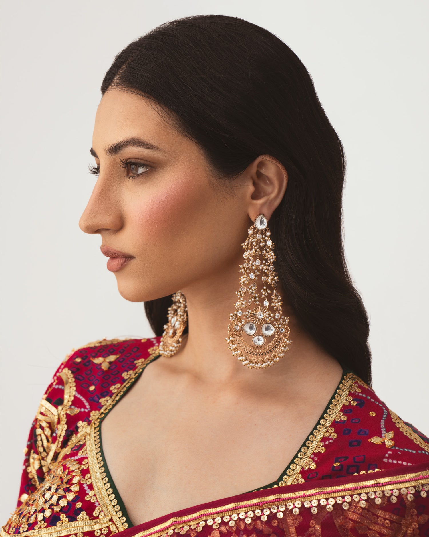 Mogra Bageecha Passa Earrings