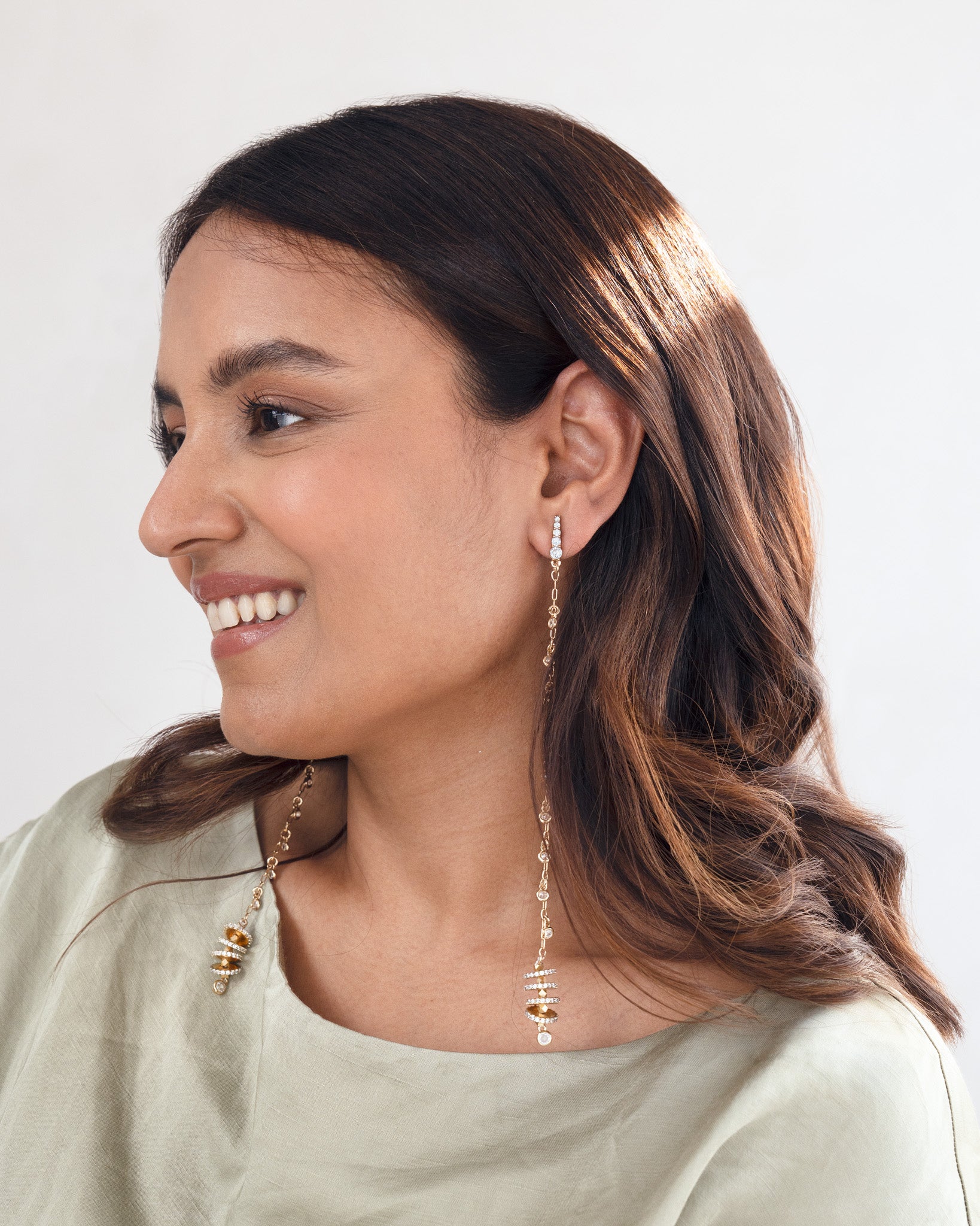 Firework Linear Earrings
