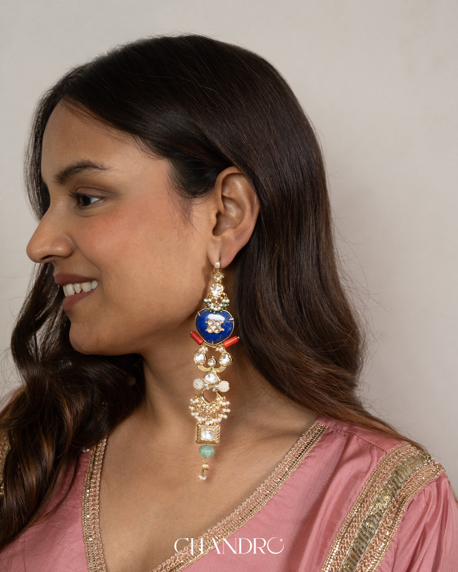 Lapis Love Earrings