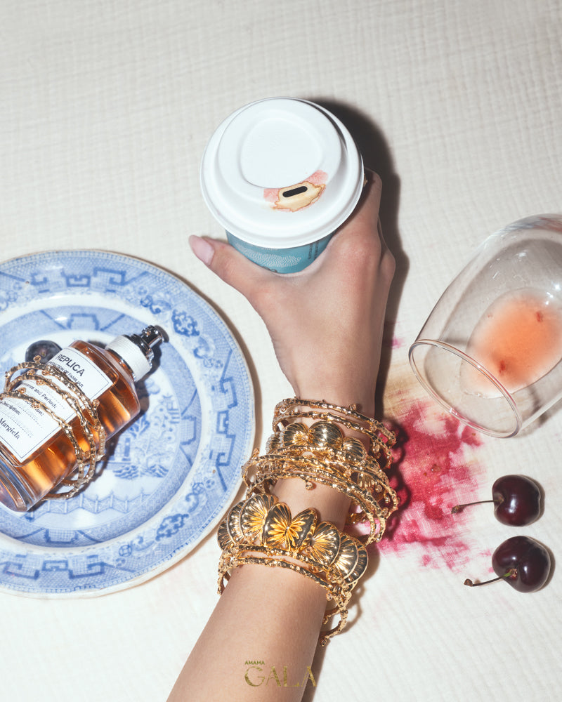 Vine Crest Bangles (Set Of 6)