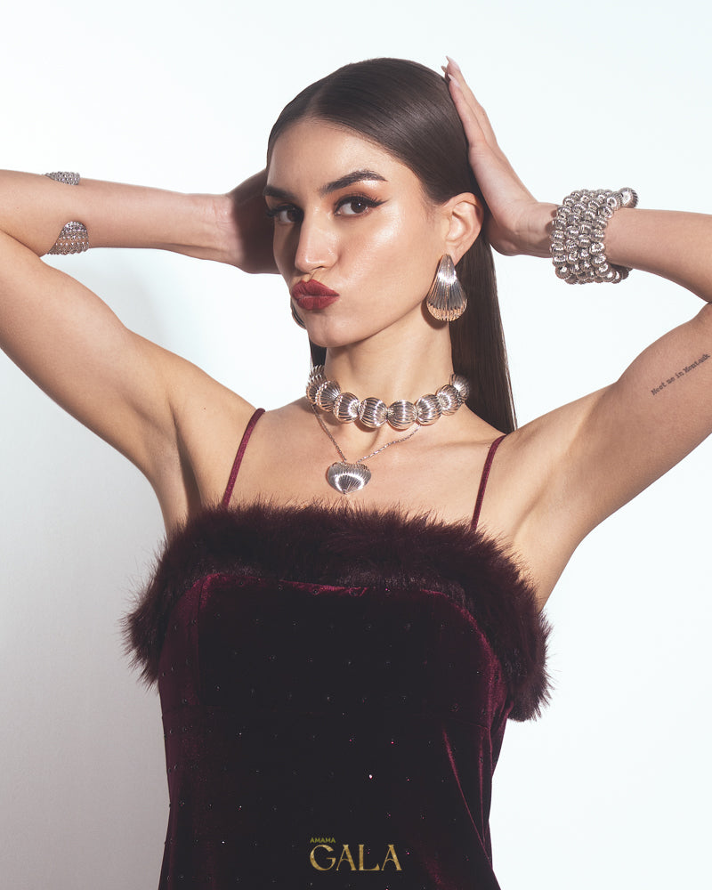 MINI MAXIMA CHOKER IN CHROME