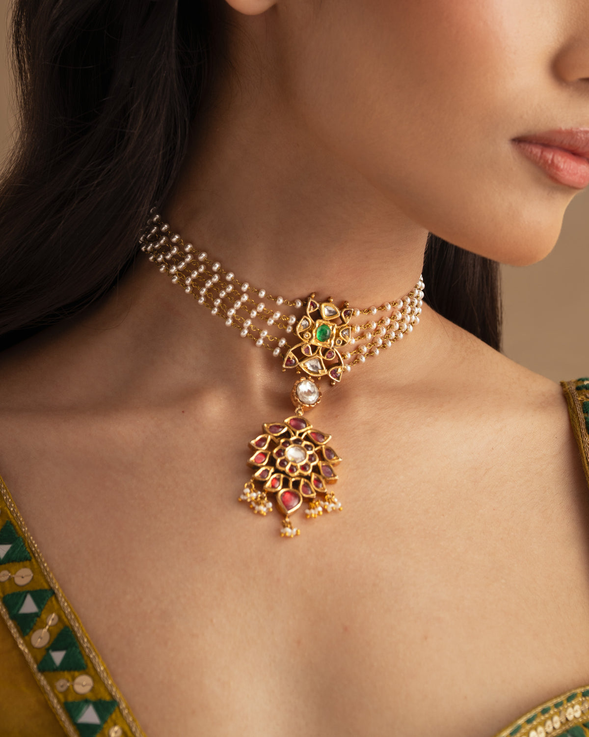 925 Persian Manik Choker