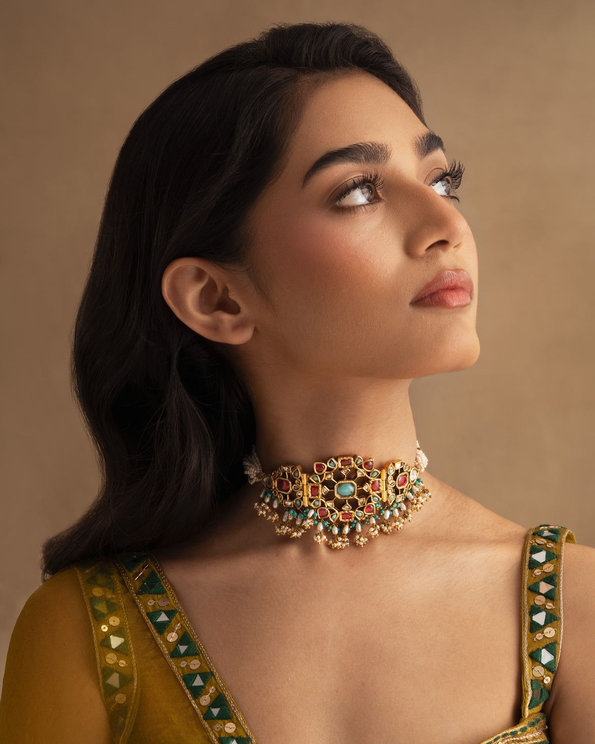 925 Manik Firoze Choker