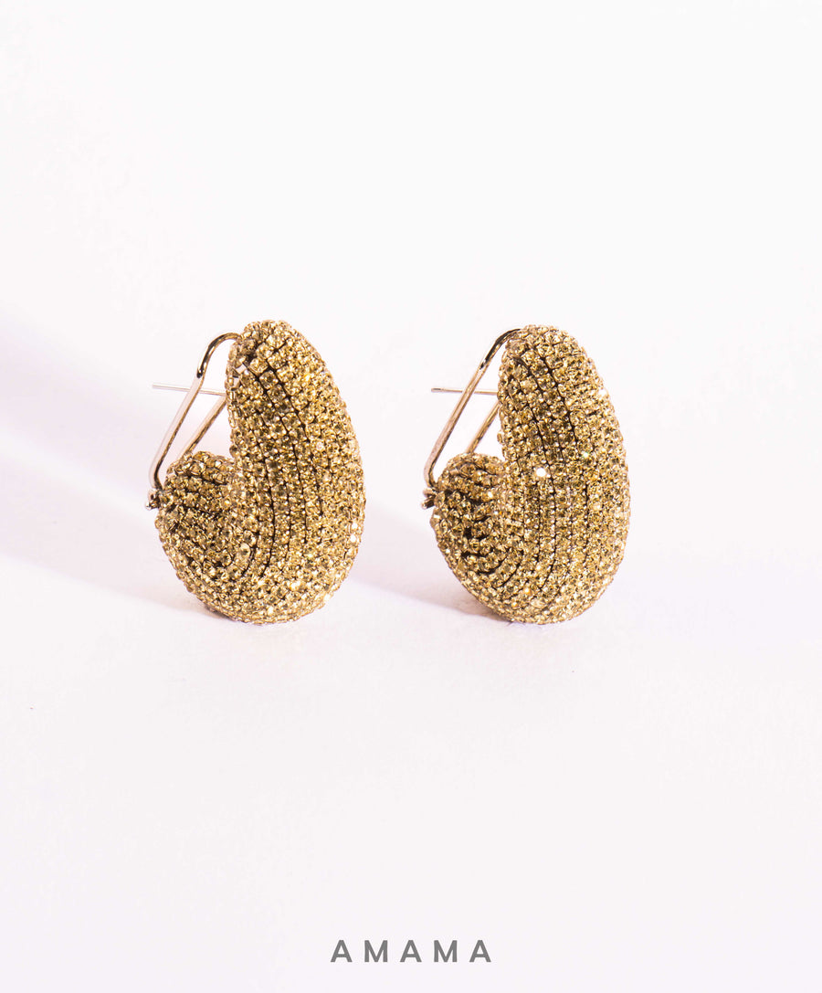 Kaju Earrings In Light Gold