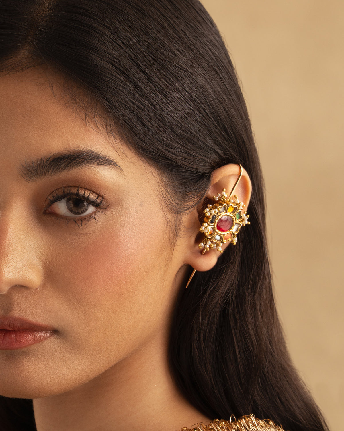 925 Navratna Ear crawlers