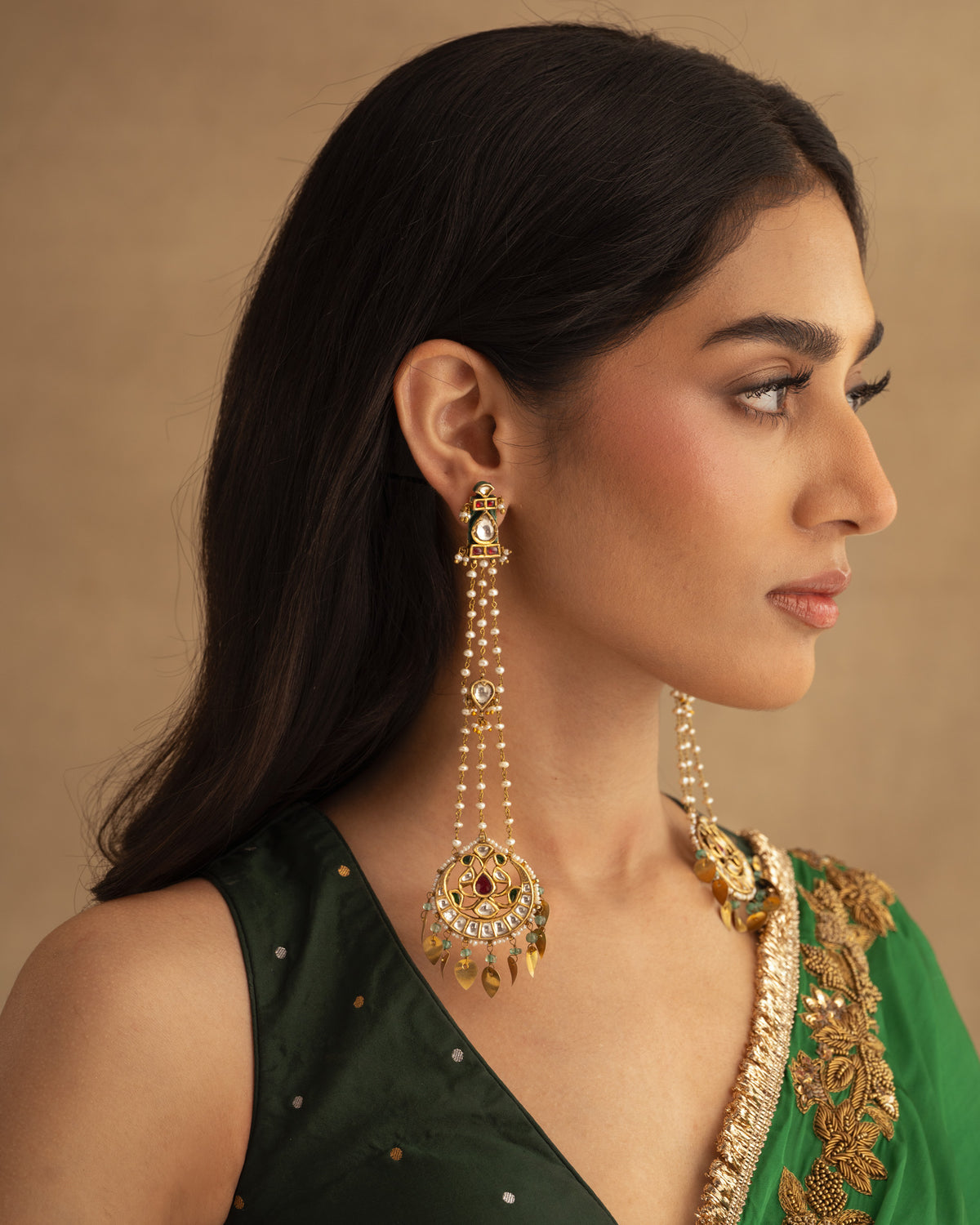 925 Chand Phool Shoulder Dusters