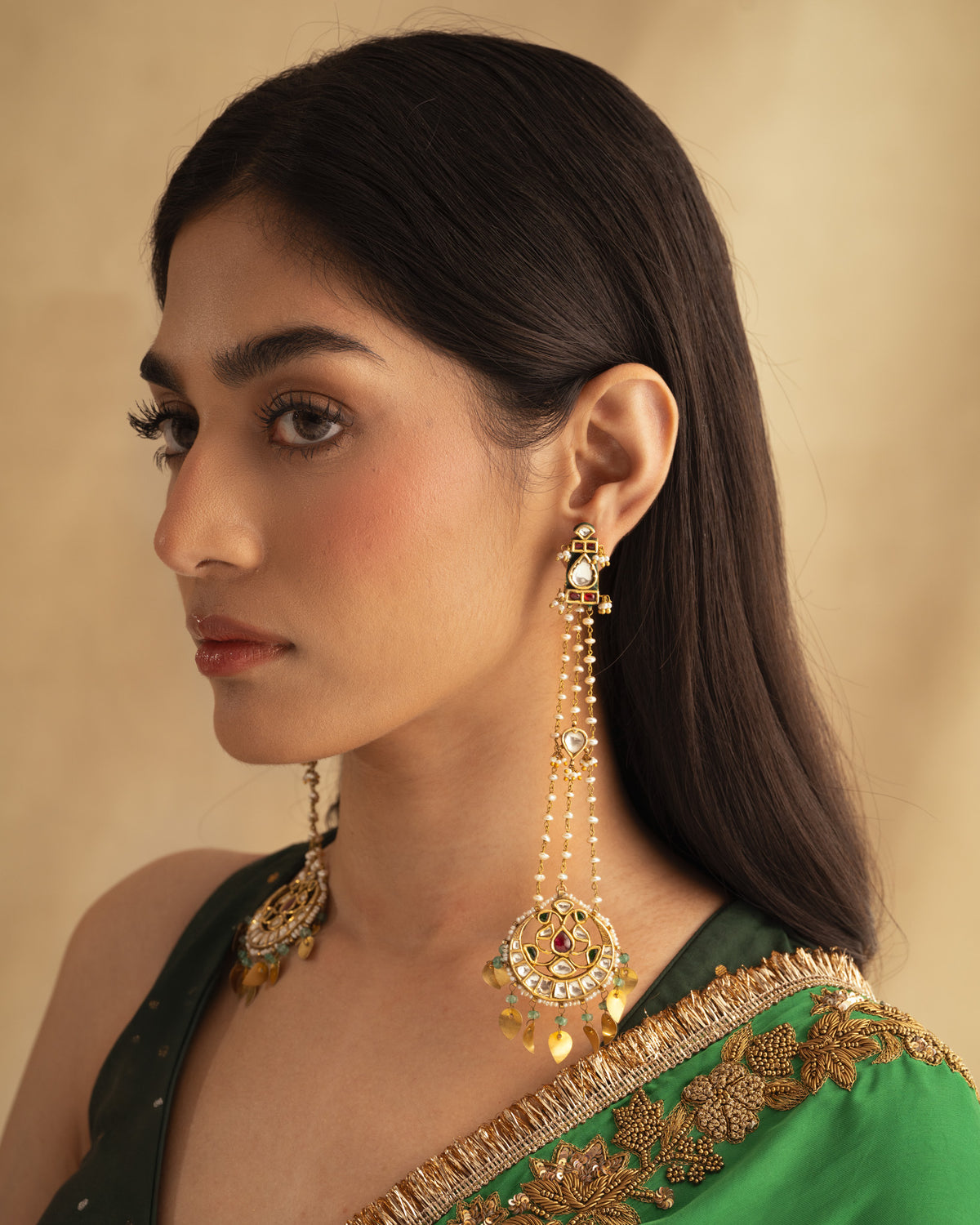 925 Chand Phool Shoulder Dusters