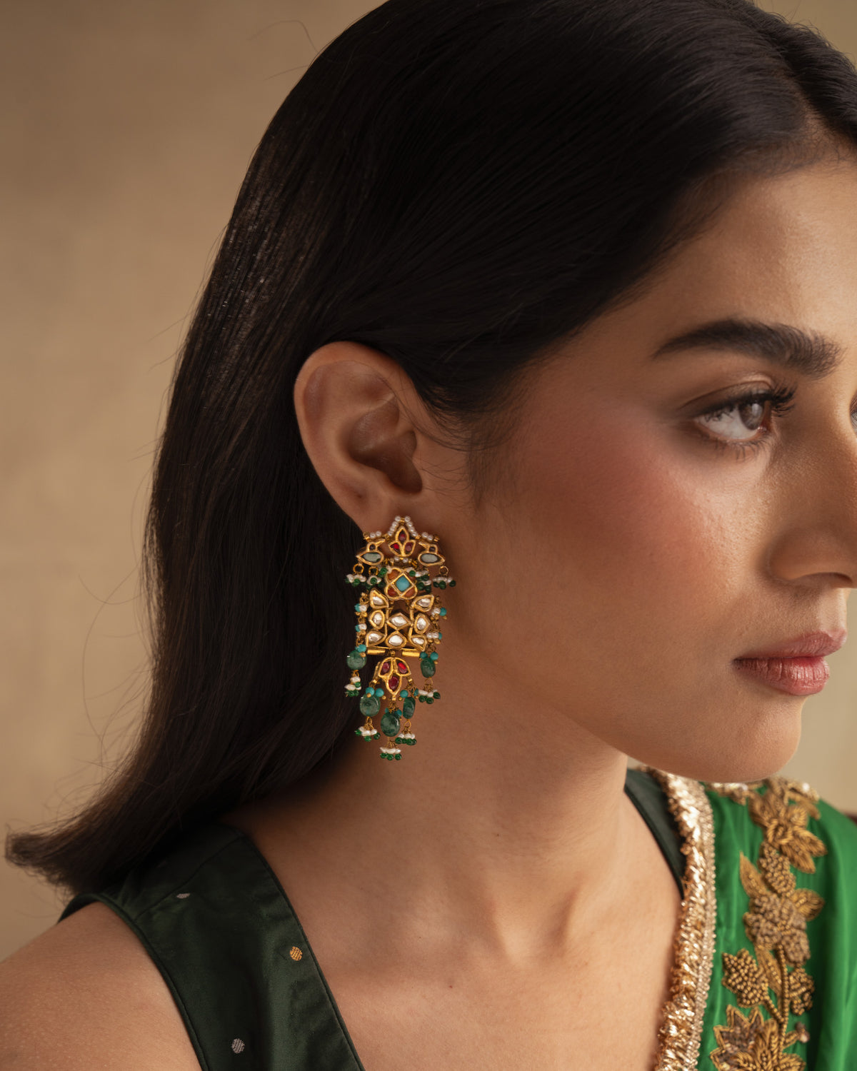 925 Magar Firoze Earrings