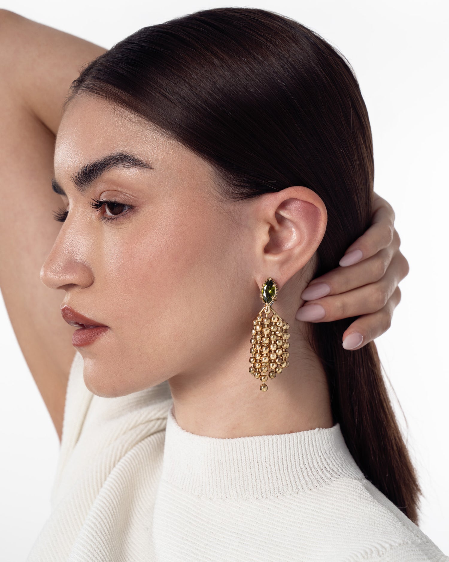 Cloud Burst Fringe Earrings