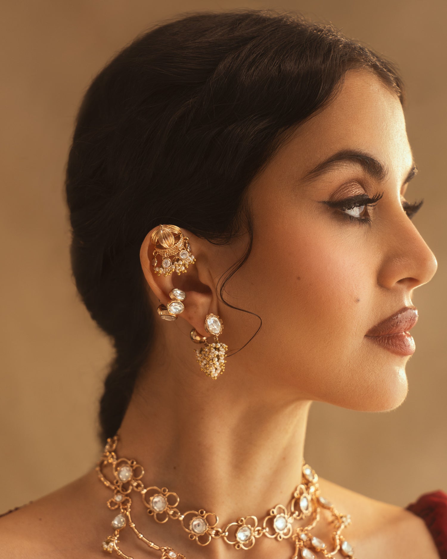 Mogra Bageecha Ear Stack (set of 5)