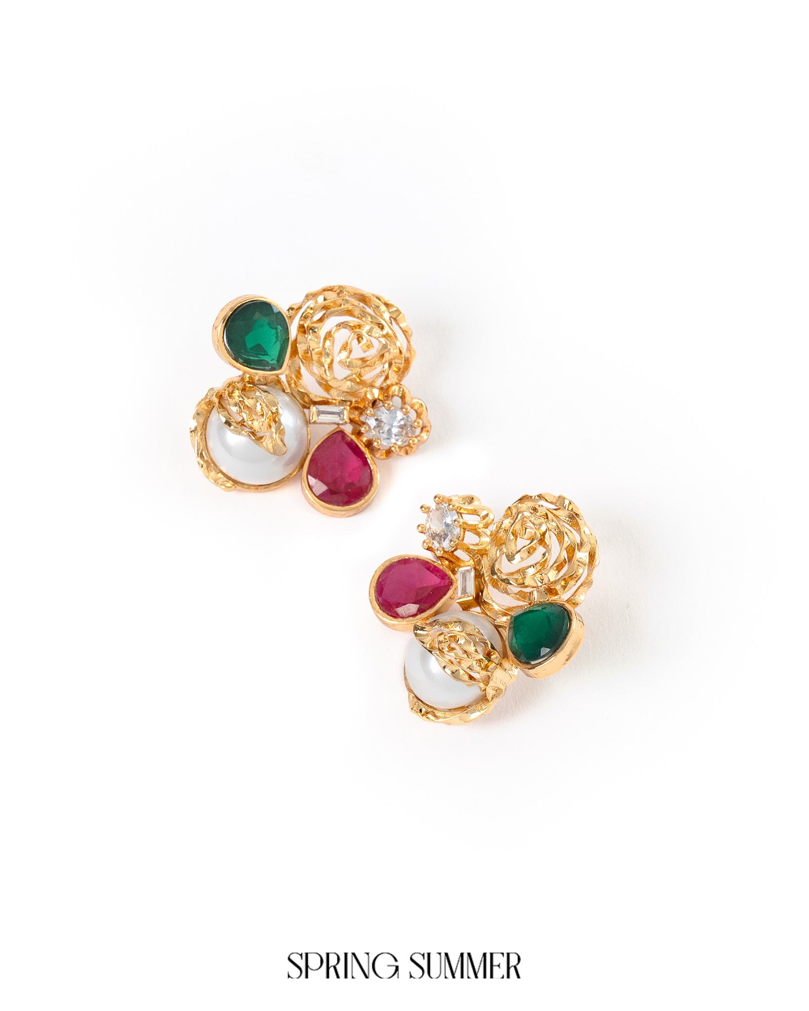 Not Your Rose Gemstone Studs