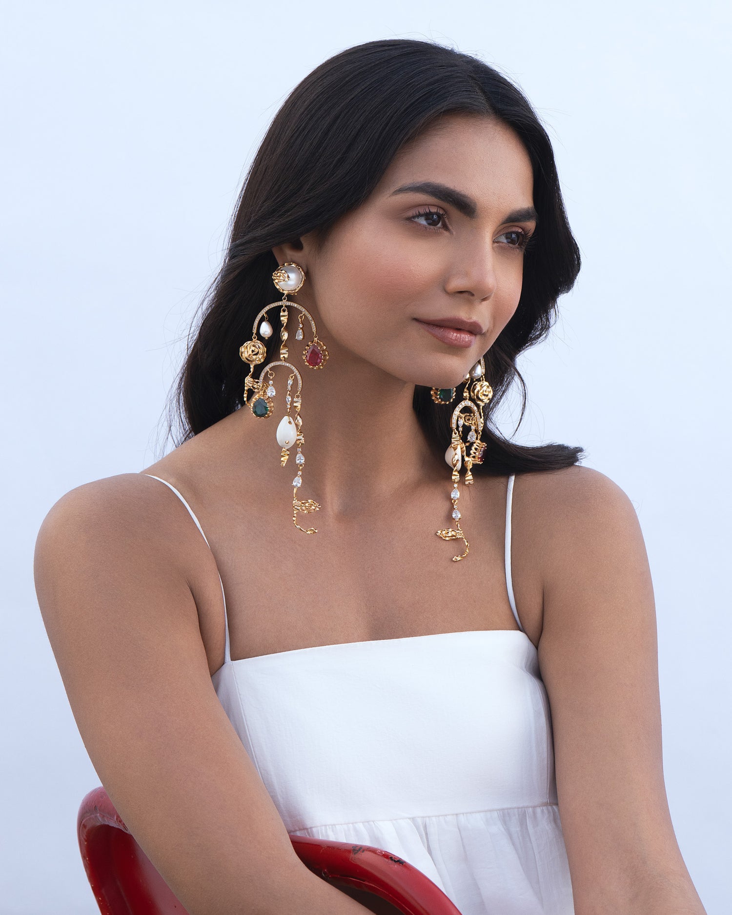 Not Your Rose Gemstone Shoulder Grazers