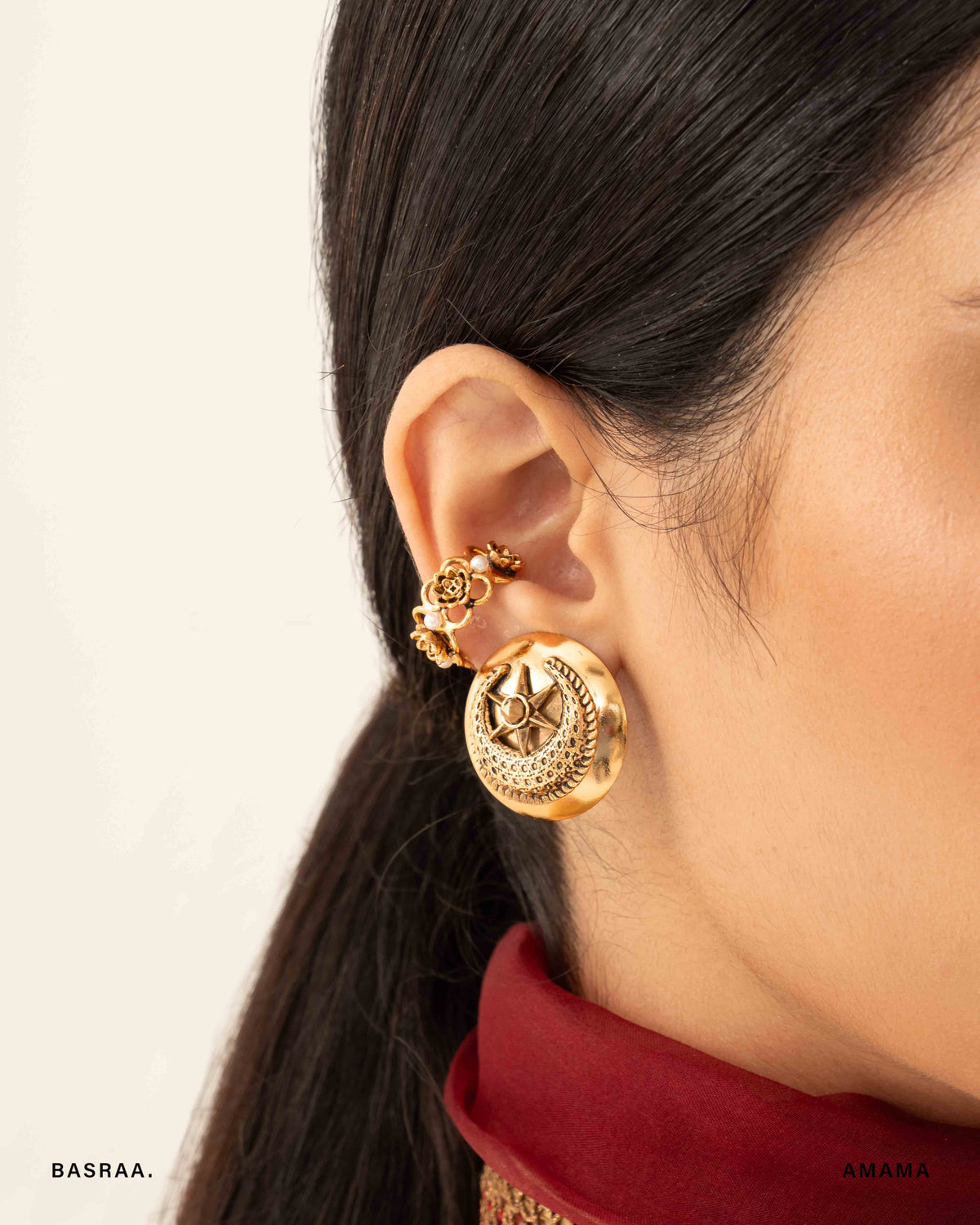 Indian Ear Stack Sakhi Sitara Ear Stack (Set of 5) – Amama