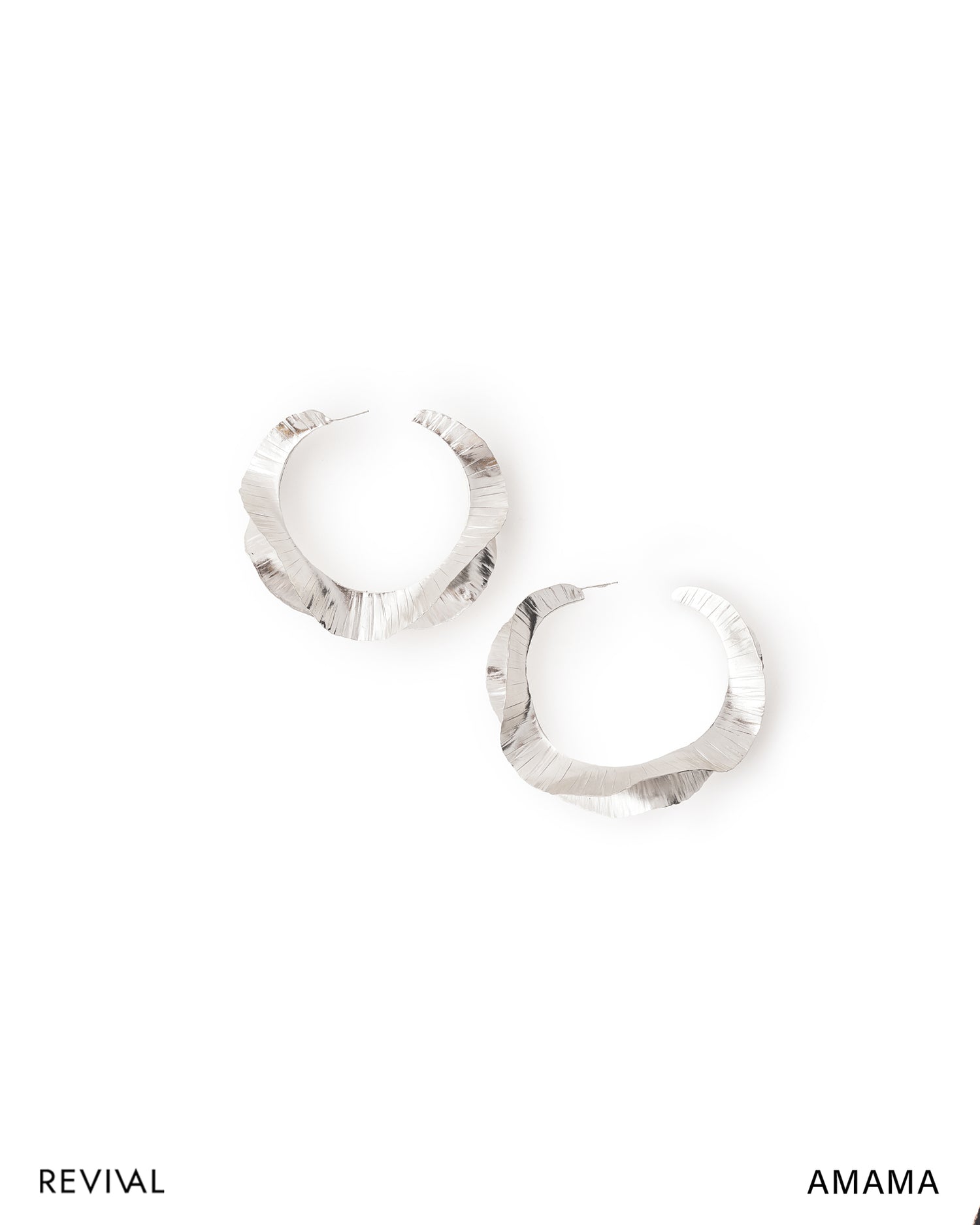 LALIMA HOOPS IN SILVER