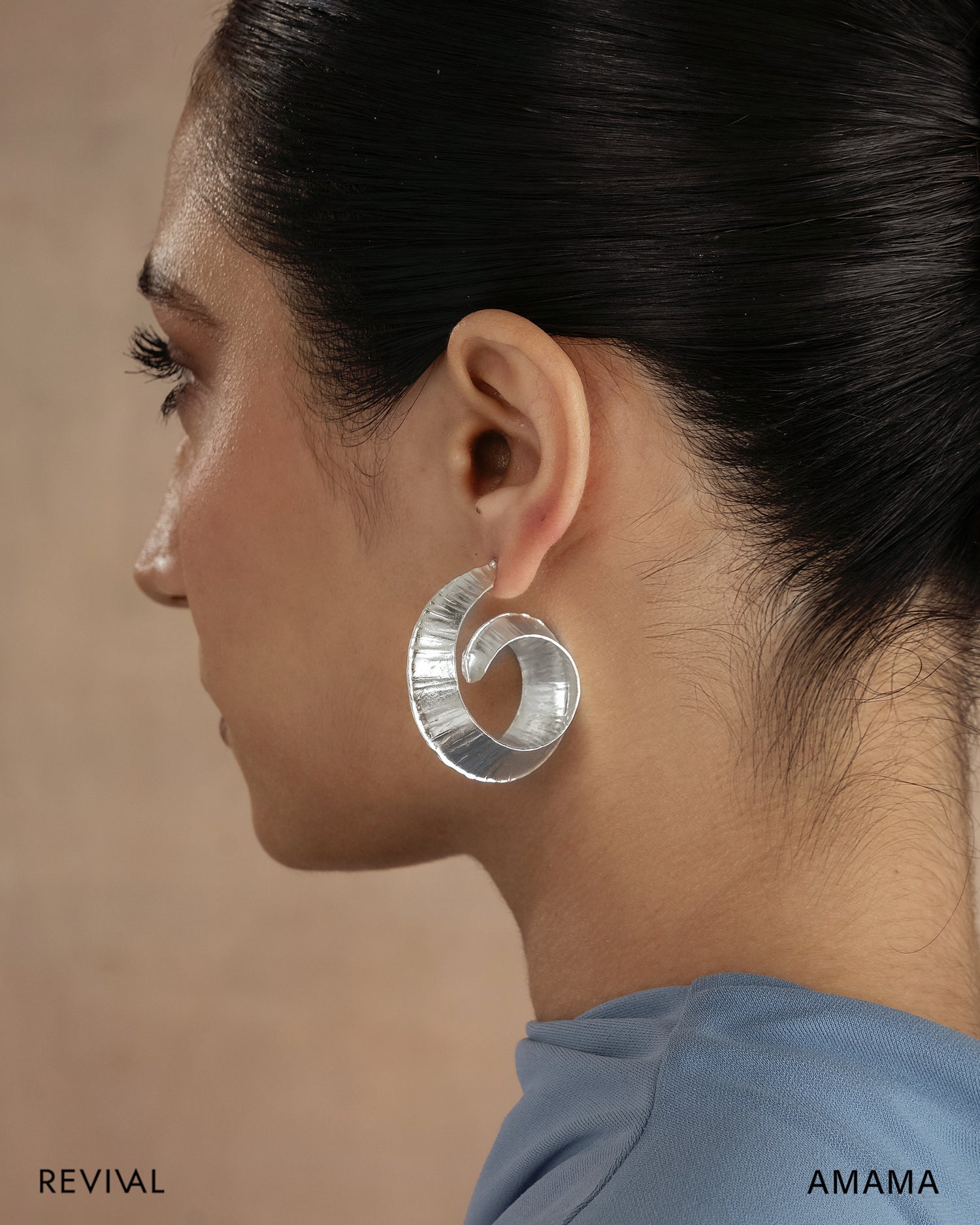 RILEY EARRINGS IN SILVER