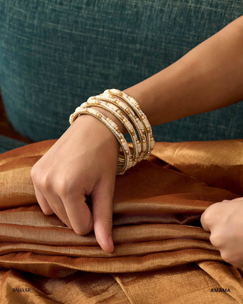 Magnolia Bangle Set