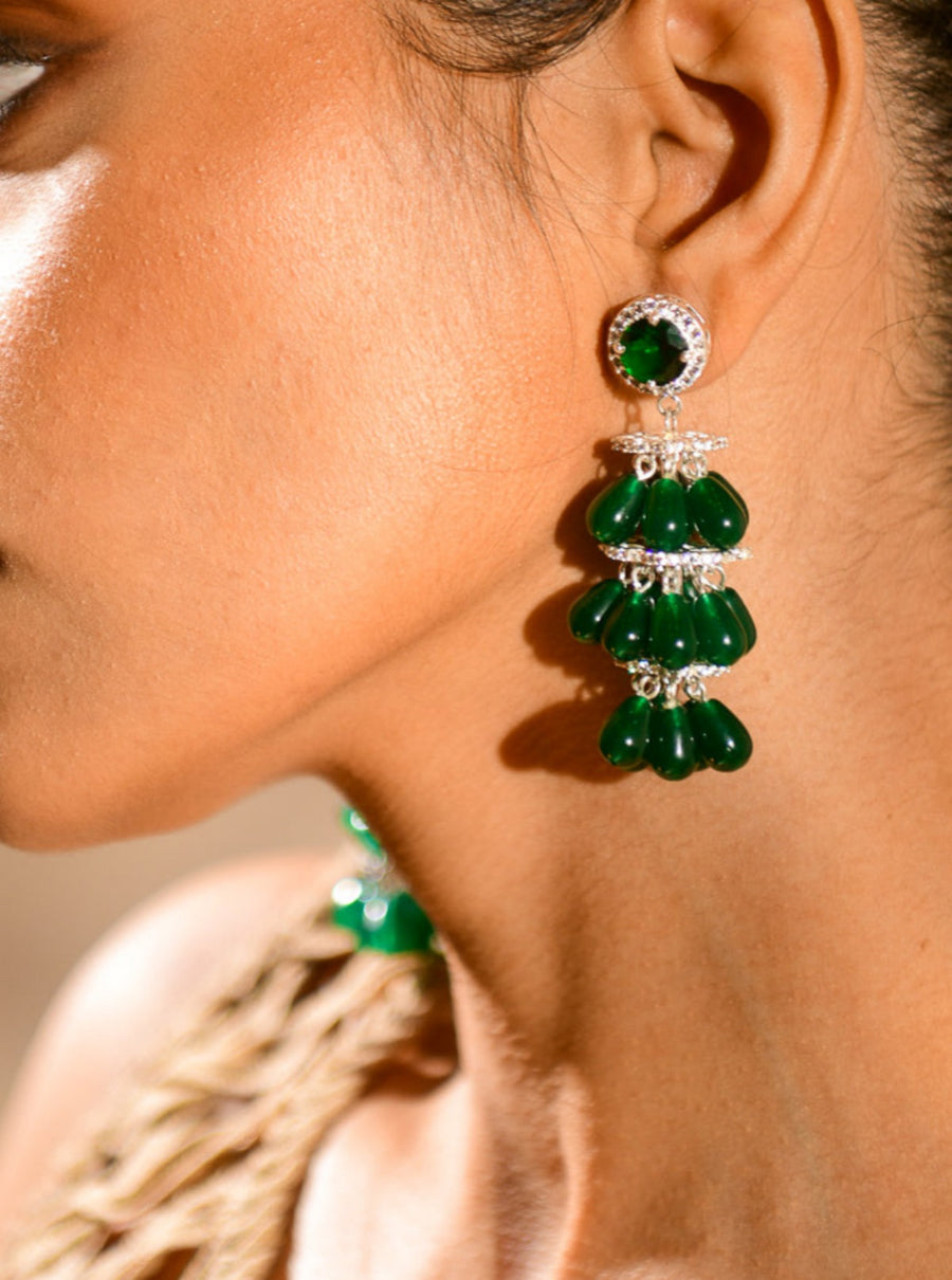 Cocktail Jade Earrings