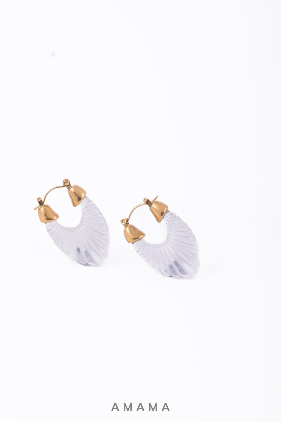 Emica Earrings in White