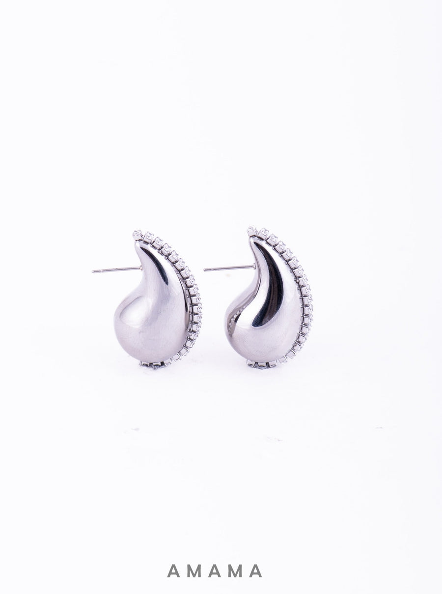 Aaron Earrings in Silver